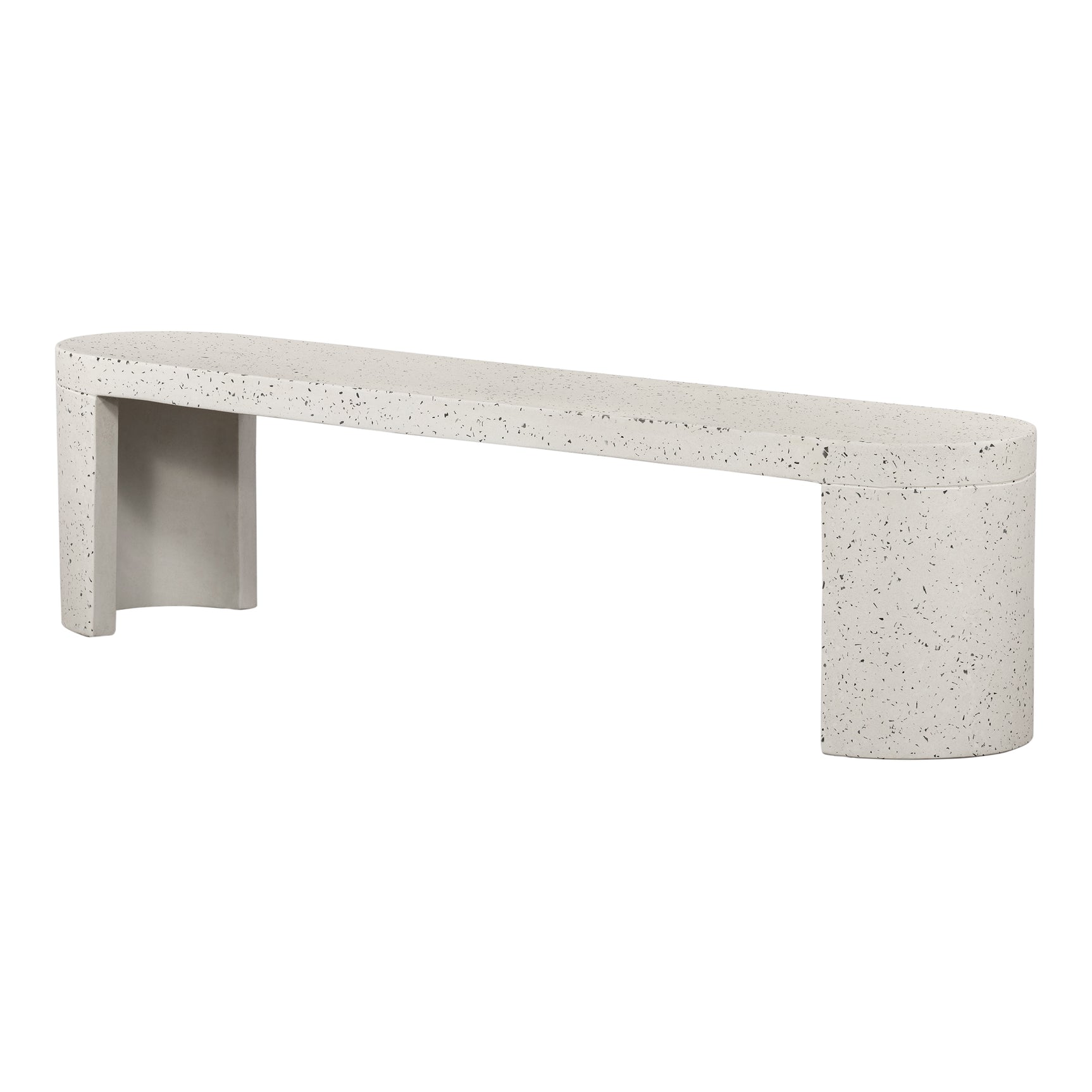 Lyon Light Grey Outdoor Bench - Ornate Home