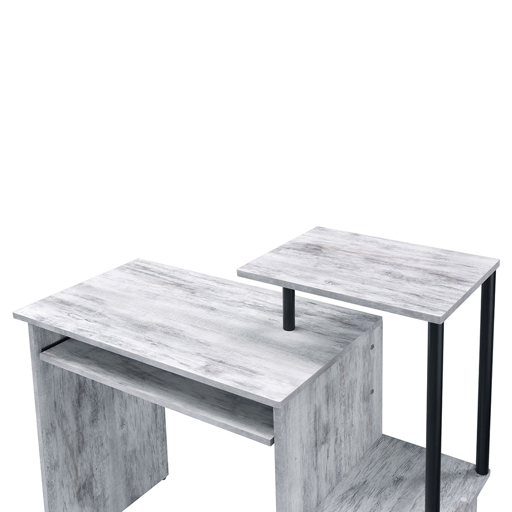 Lyphre Antique White Computer Desk - Ornate Home