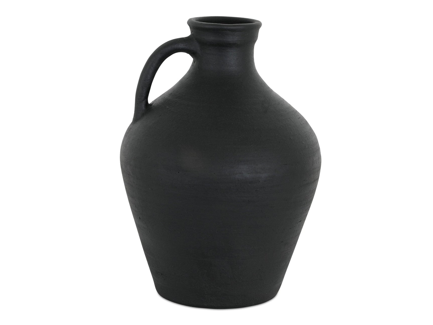 Lyra Black Terracotta Vase - Ornate Home