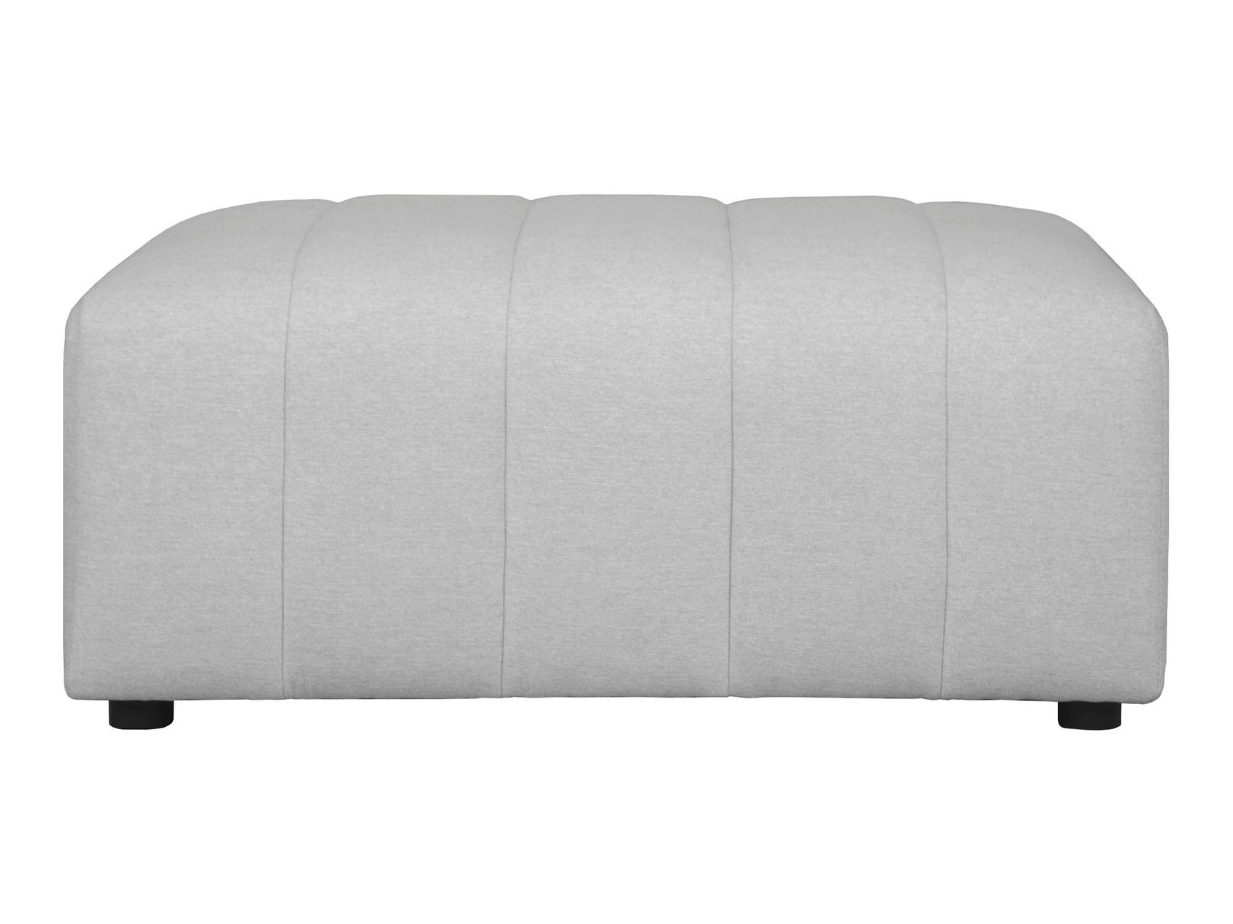 Lyric Beige Ottoman - Ornate Home