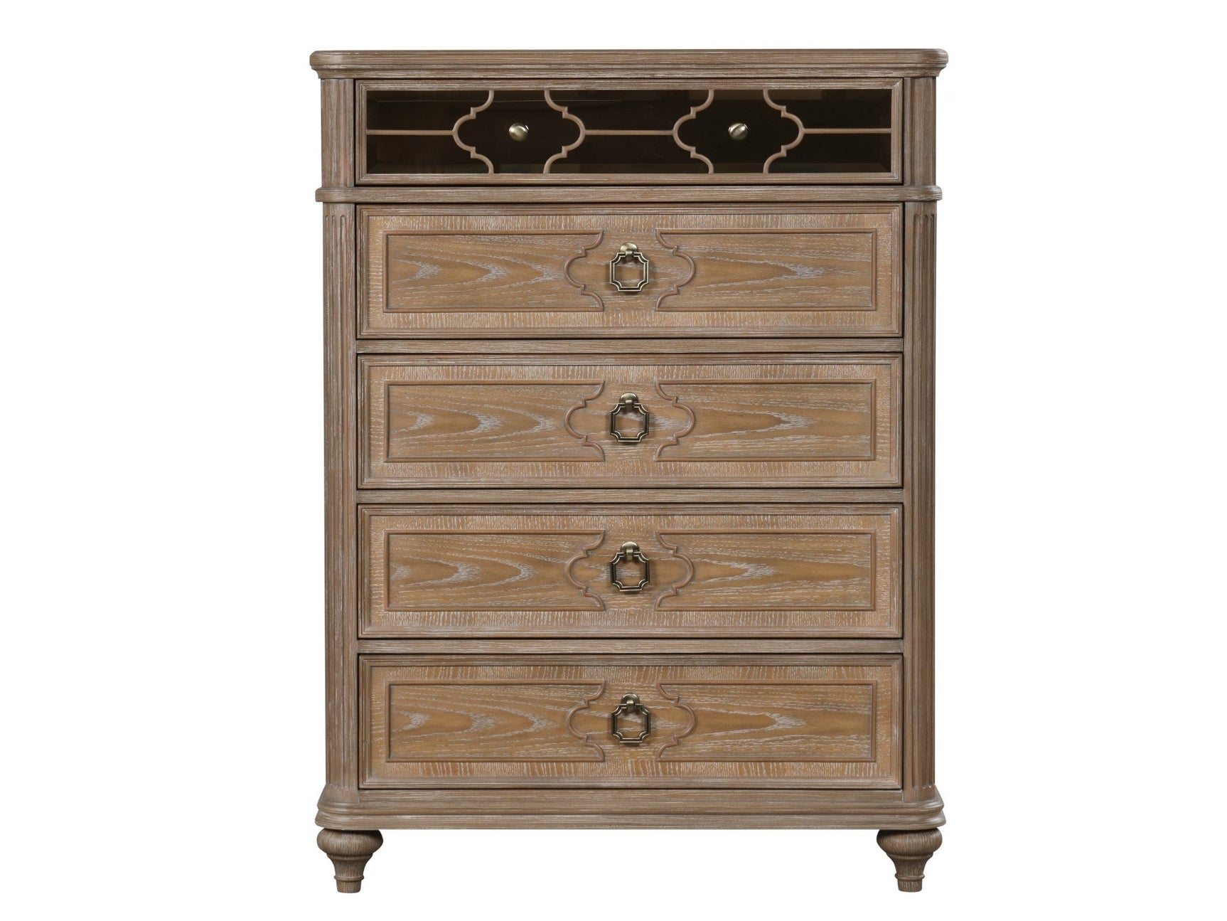 Lyris Rustic Oak Chest - Ornate Home