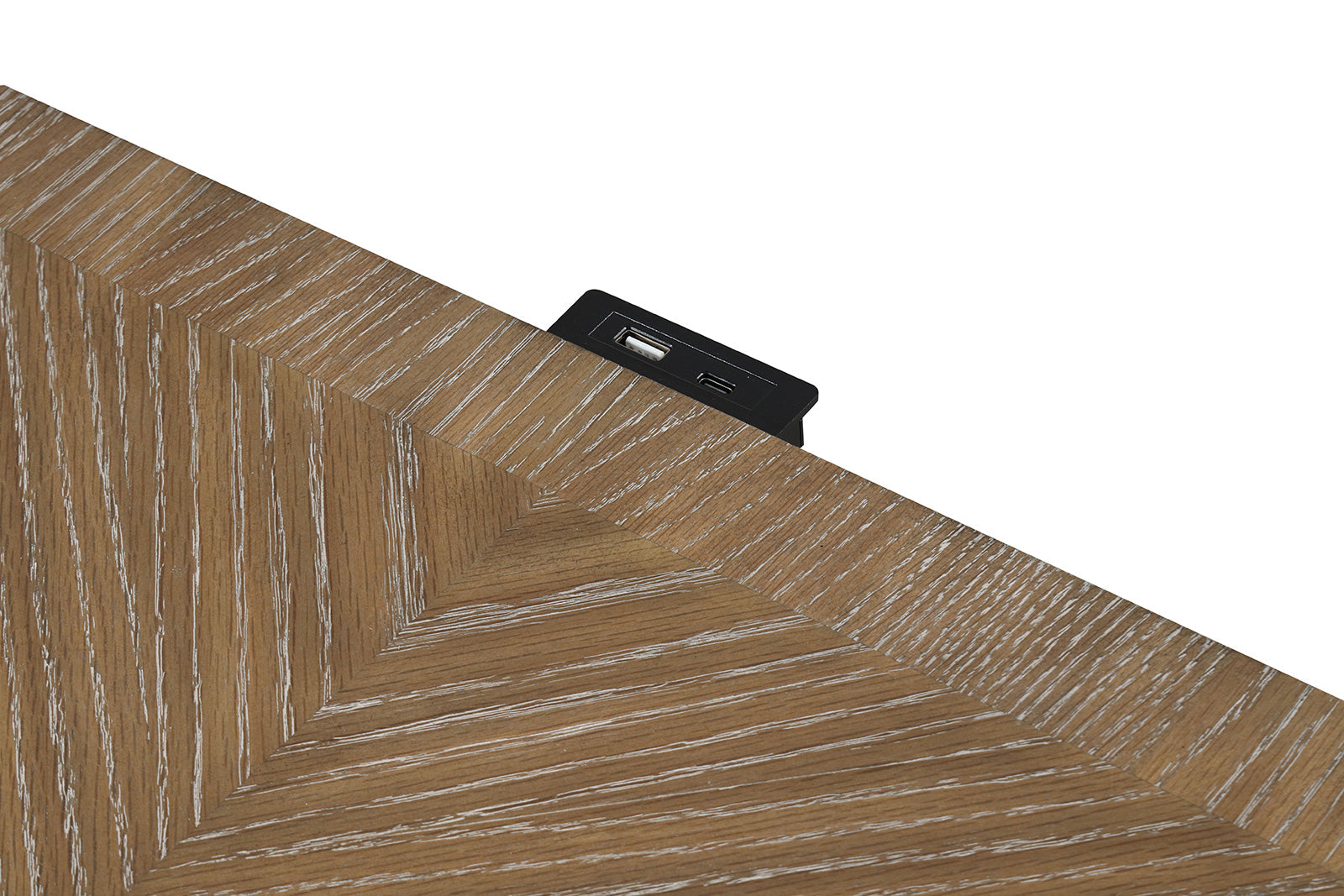 Lyris Rustic Oak Nightstand - Ornate Home