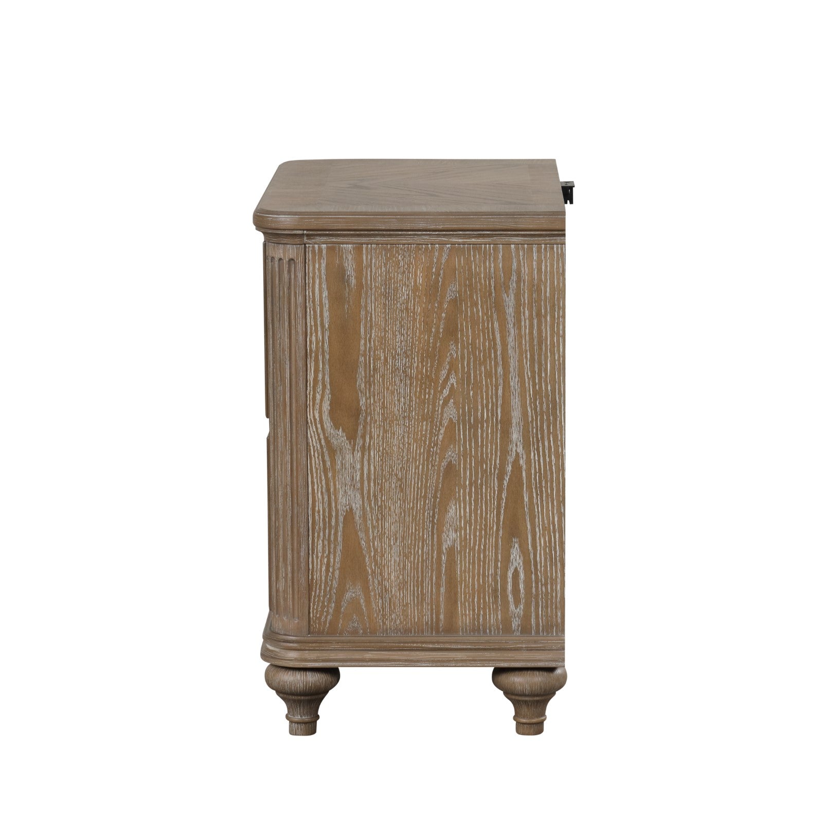 Lyris Rustic Oak Nightstand - Ornate Home