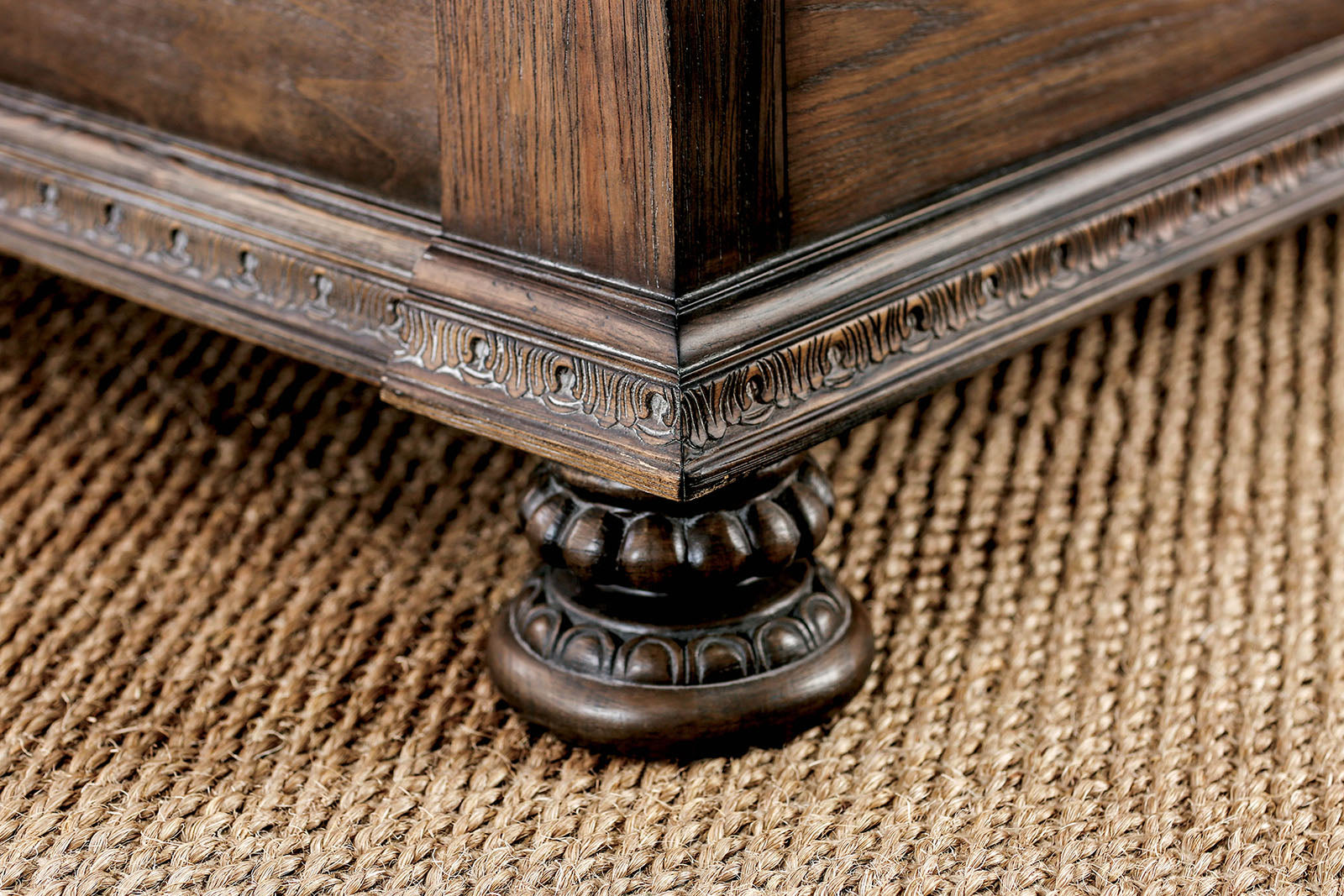 Lysandra Rustic Natural Tone/Beige 5 Pc. Queen Bedroom Set w/ Chest - Ornate Home