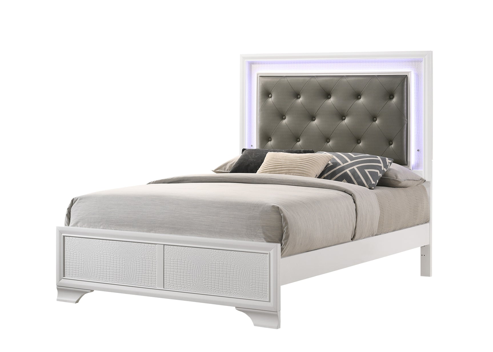 Lyssa Frost LED Panel Youth Bedroom Set - Ornate Home