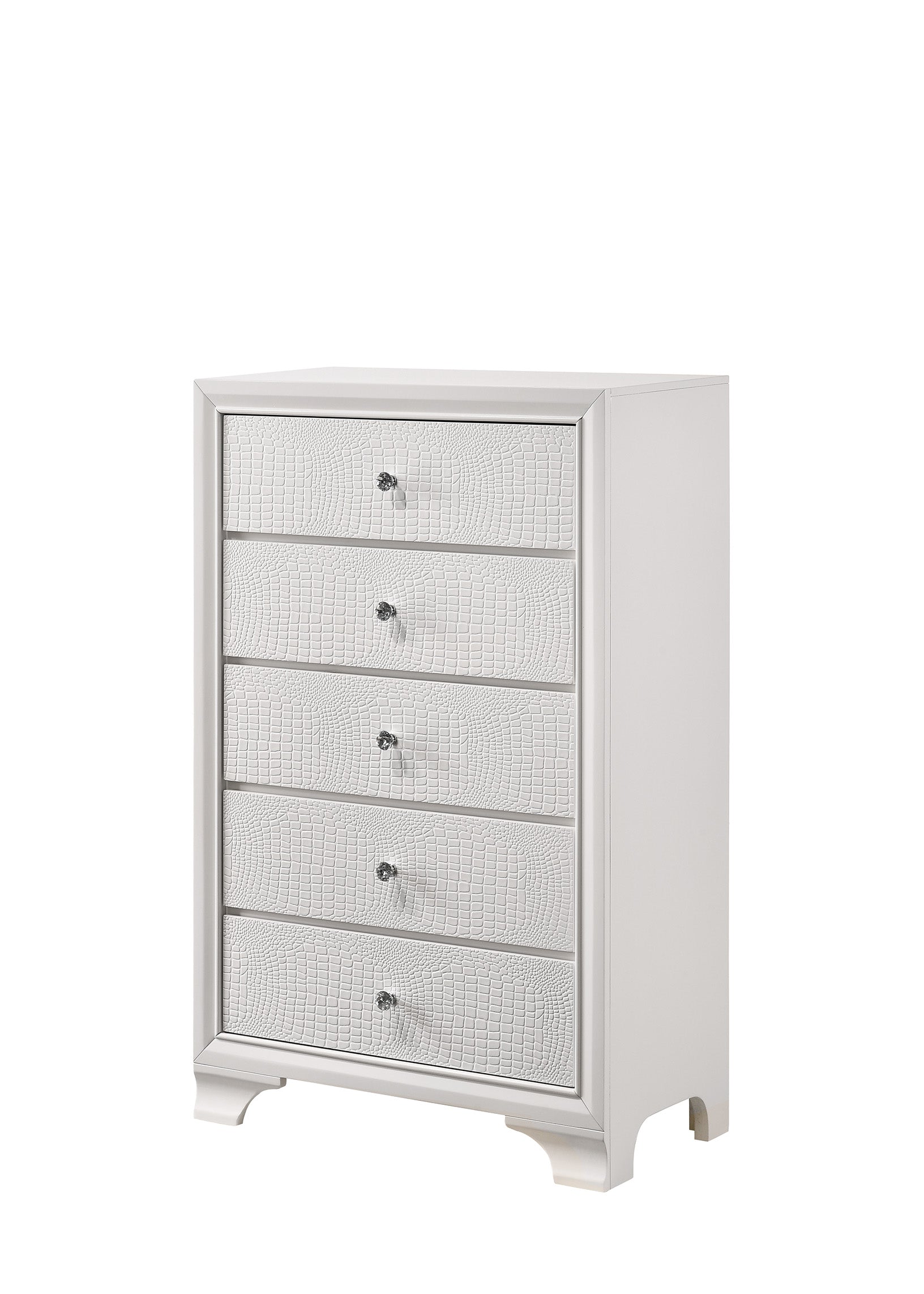 Lyssa Frost/Oat LED Panel Bedroom Set - Ornate Home