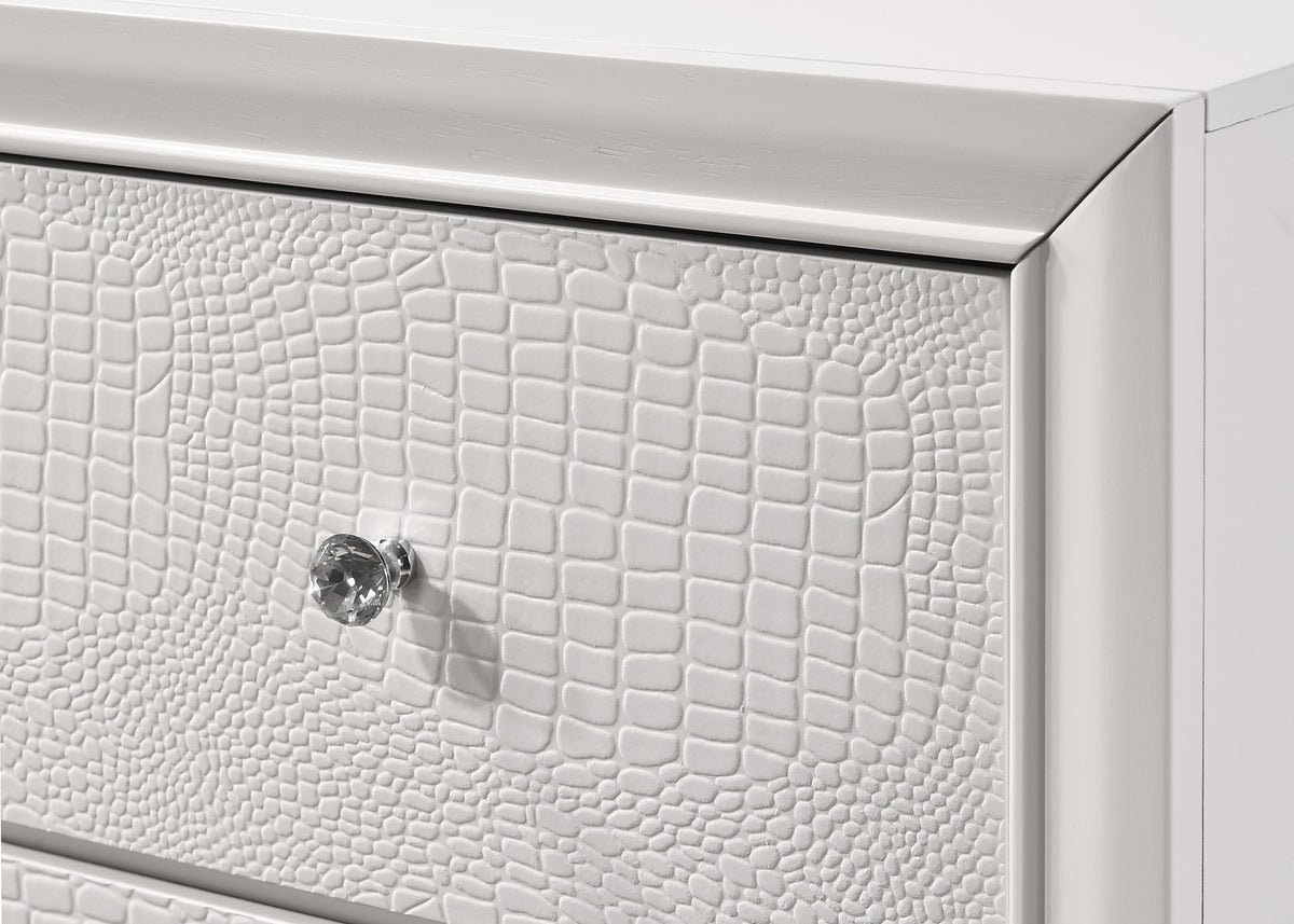 Lyssa Frost/Oat LED Panel Youth Bedroom Set - Ornate Home