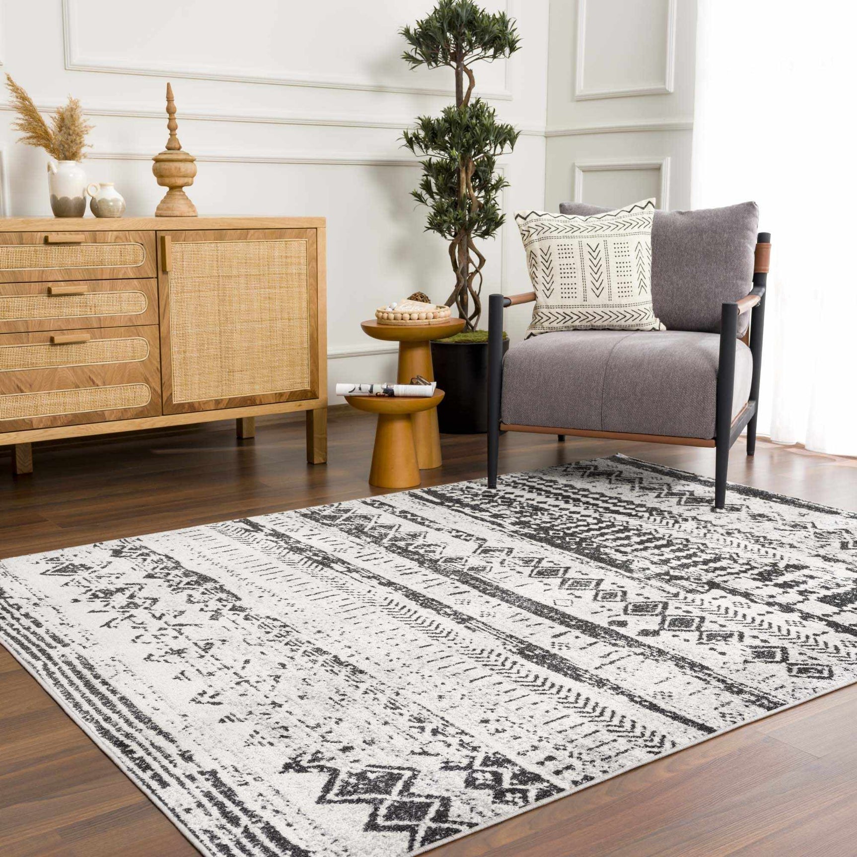 Lyssons Washable Area Rug - Ornate Home