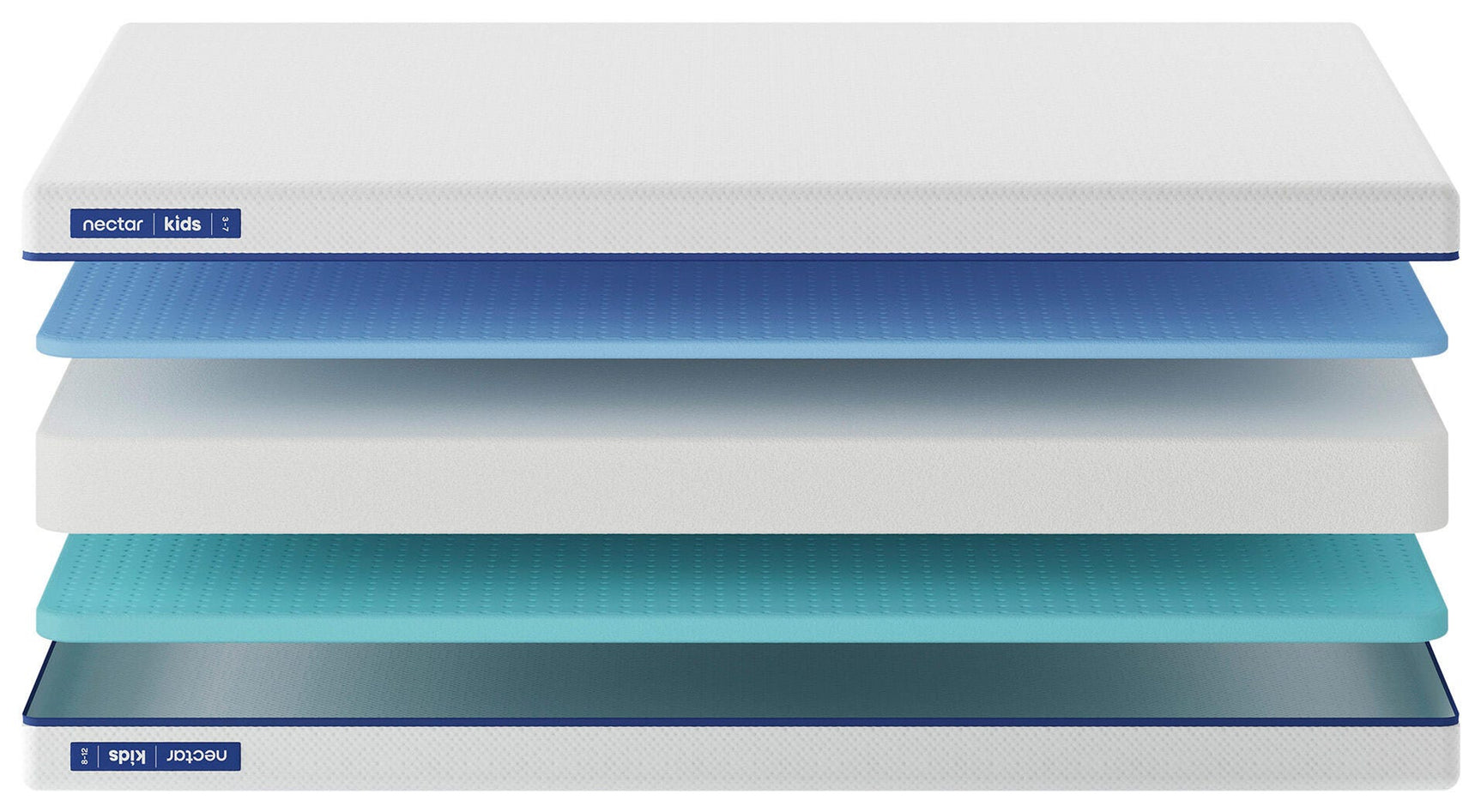 Nectar Foam Kids White Full Mattress