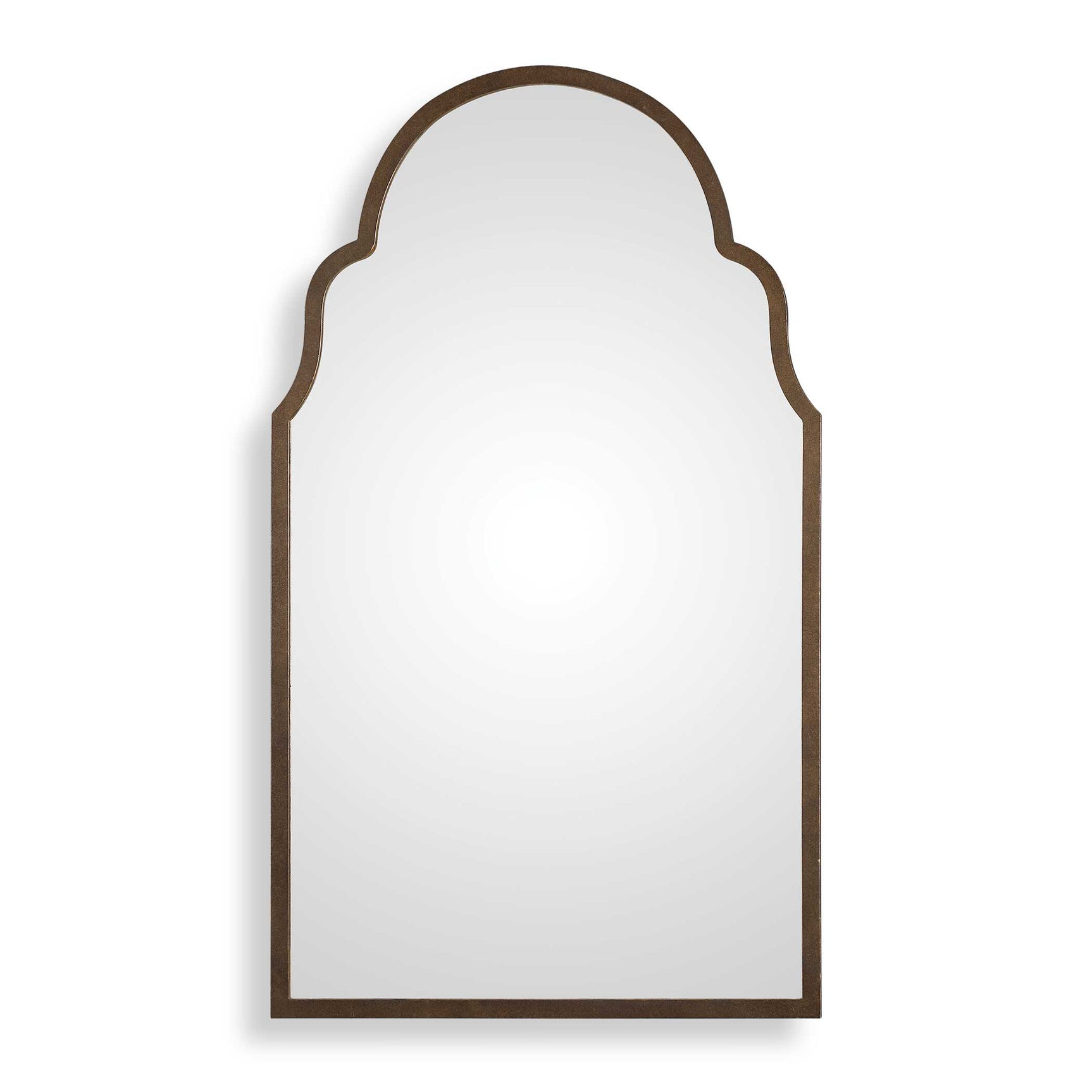 Brayden Brown Arch Metal Mirror