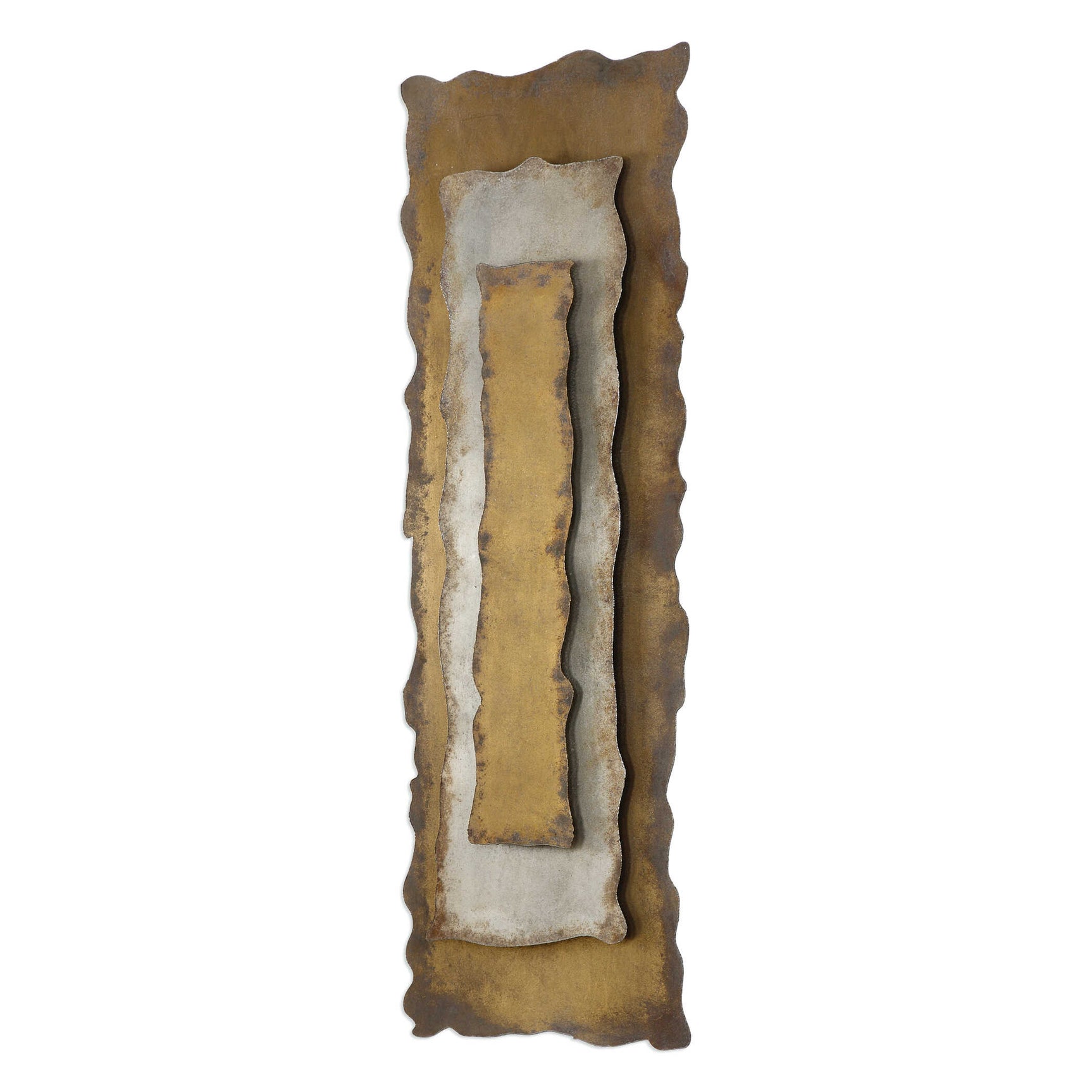 Jaymes Bronze/Gold/Silver Oxidized Panel