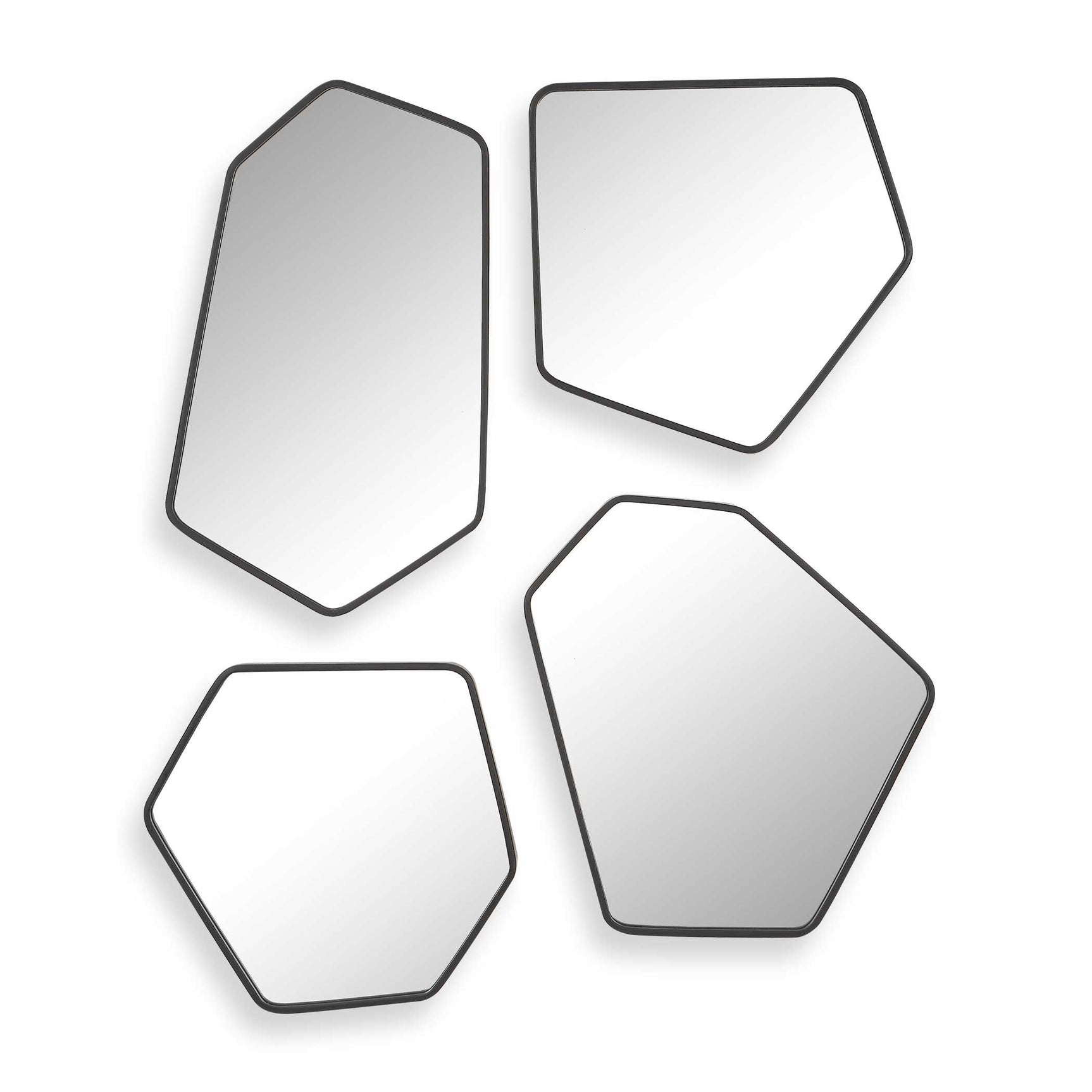 Linneah Black Mirrors (Set of 4)