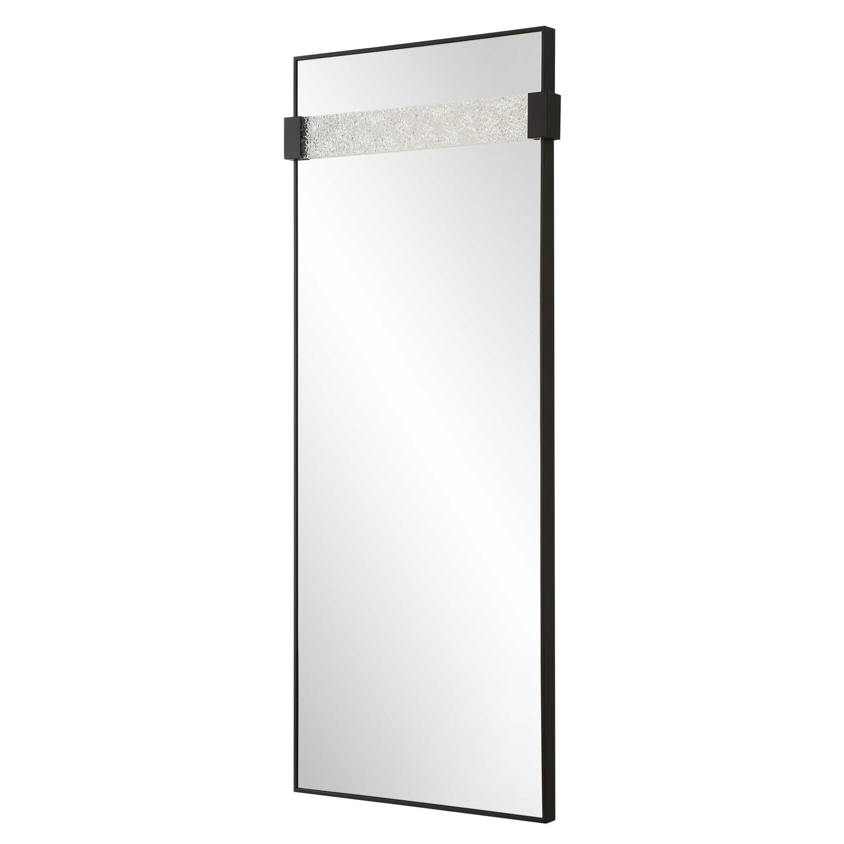 Stratton Black Modern Dressing Mirror