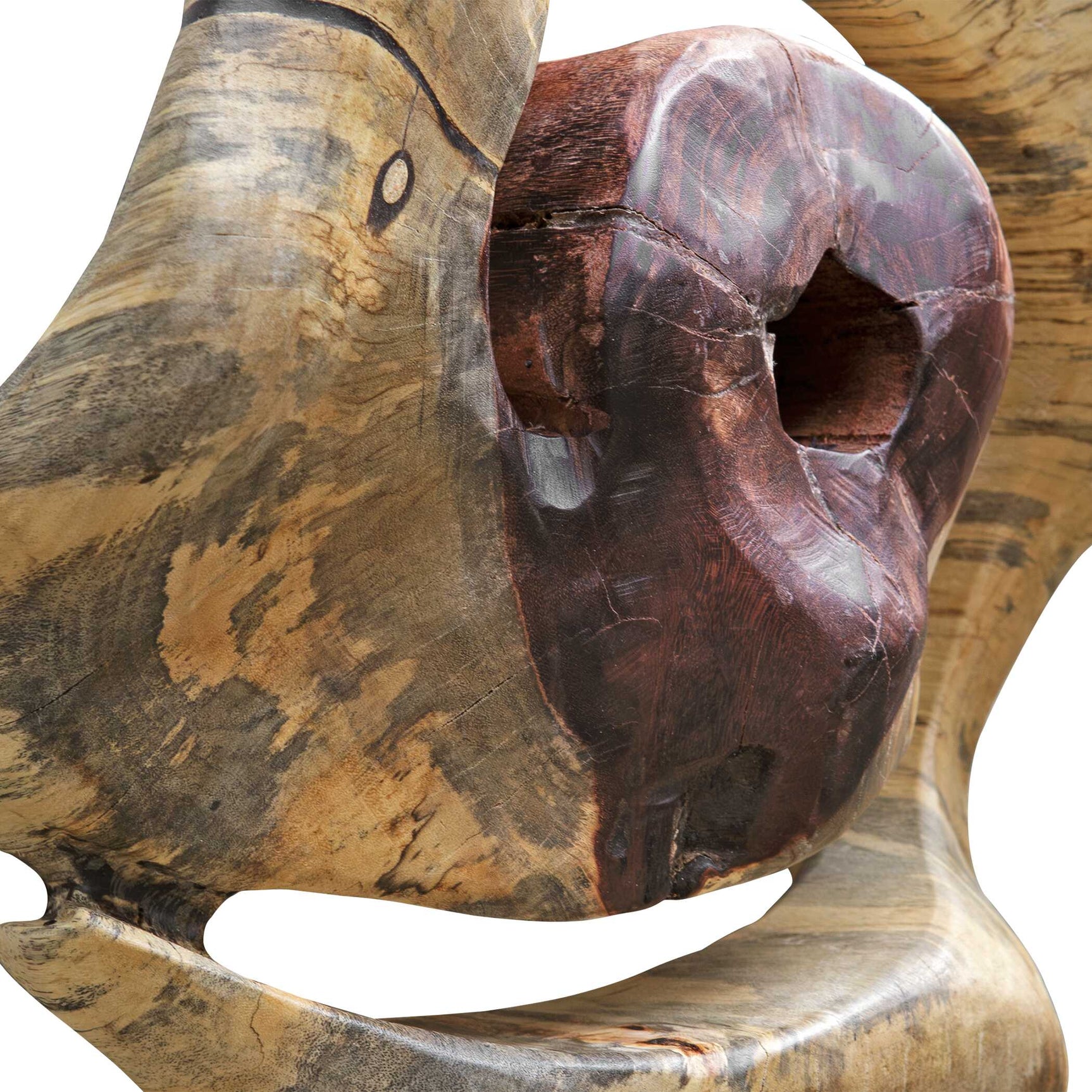Corkscrew Woodtone Wood Wall Decor (Set of 9)