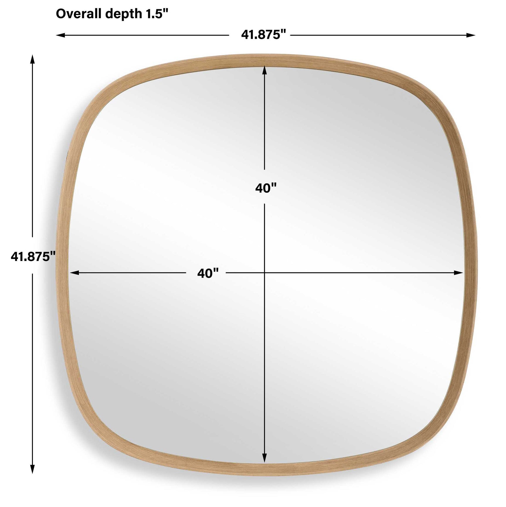 Novell Pinewood Woodtone Mirror