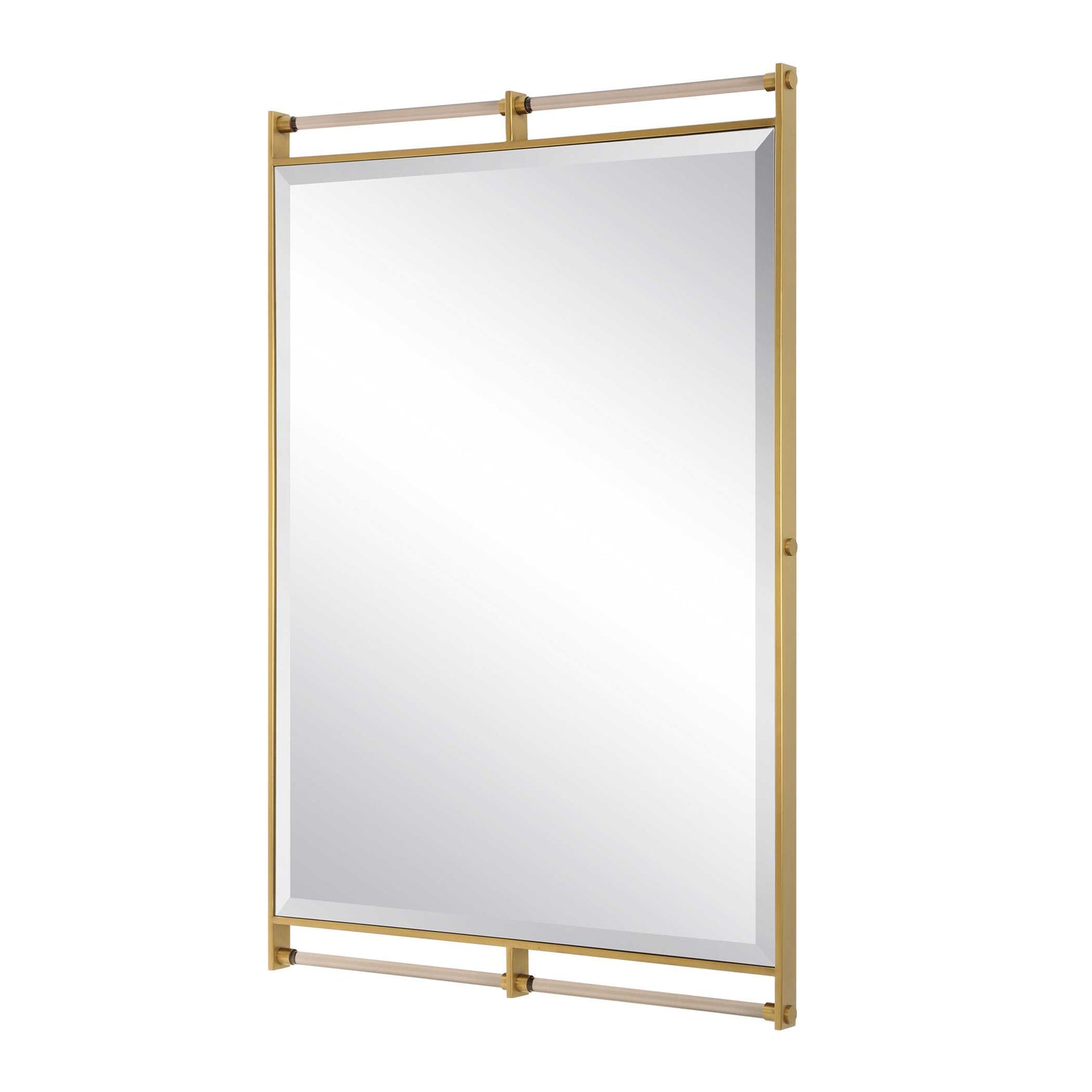 Ripoll Antique Brass Mirror