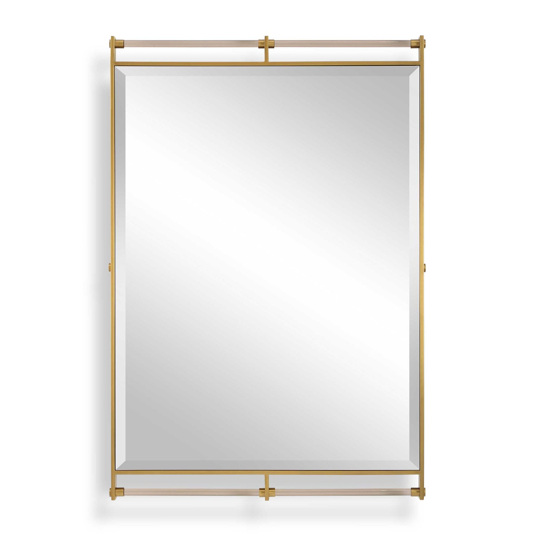 Ripoll Antique Brass Mirror