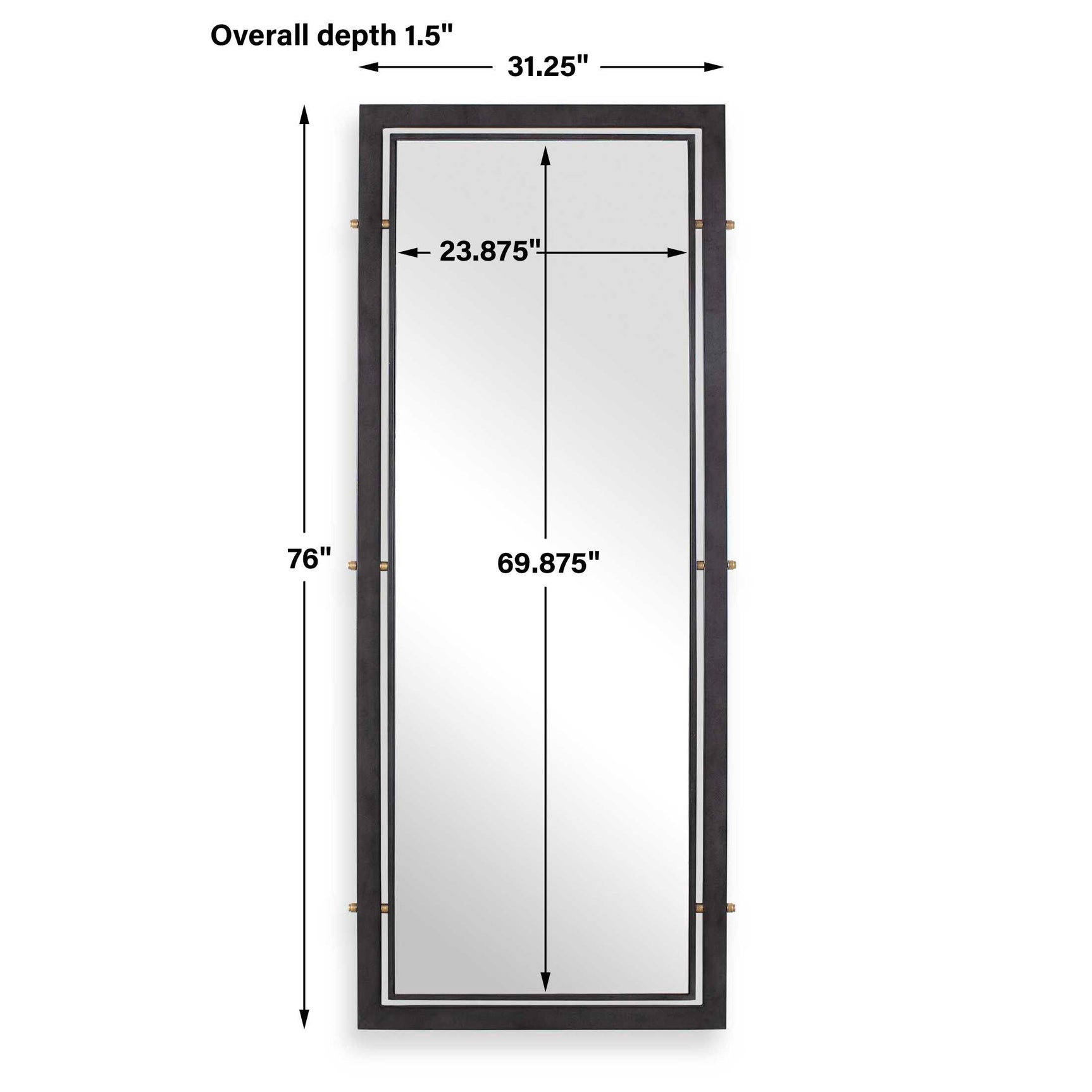 Westley Bronze Tall Mirror