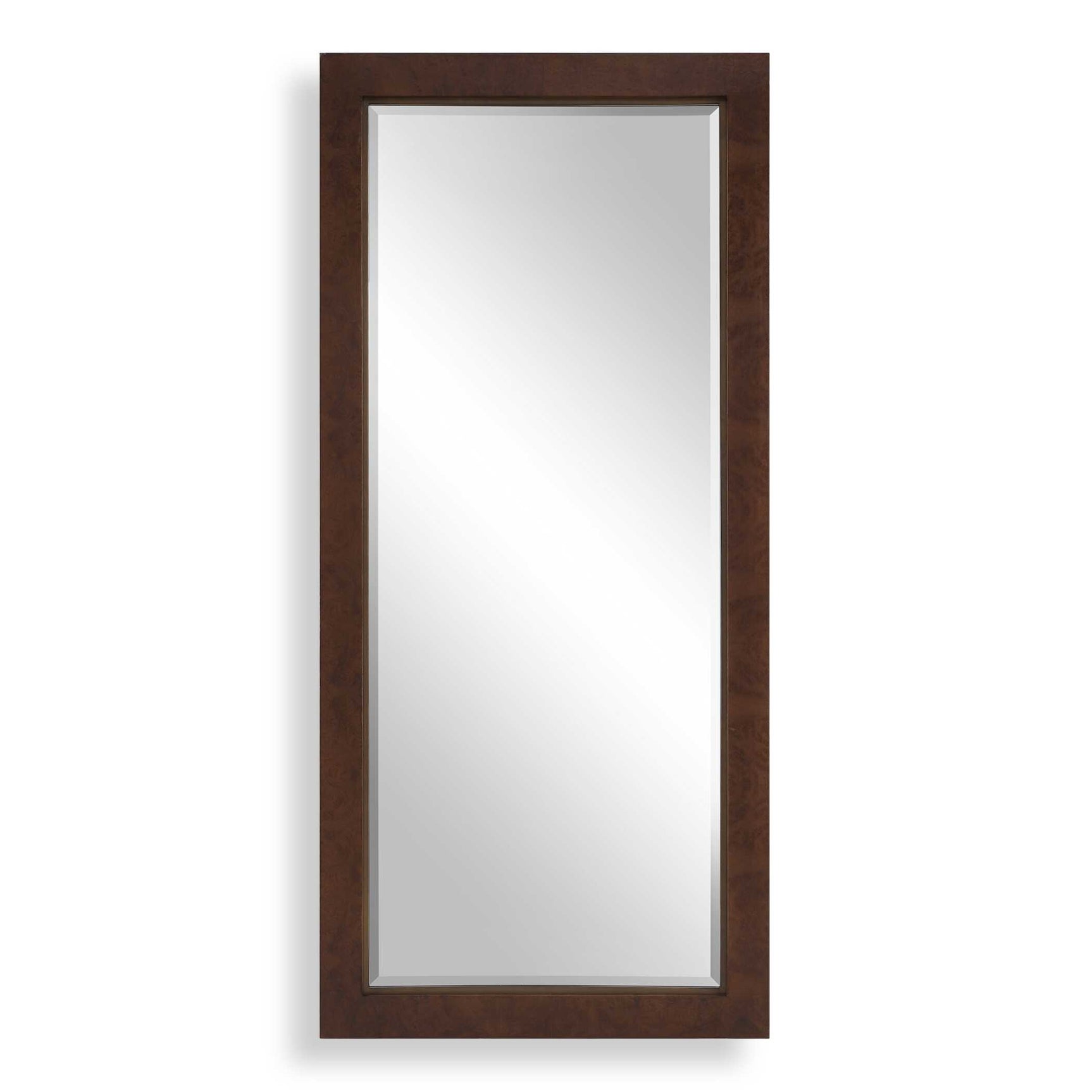 Durant Brown/Woodtone Tall Wood Mirror