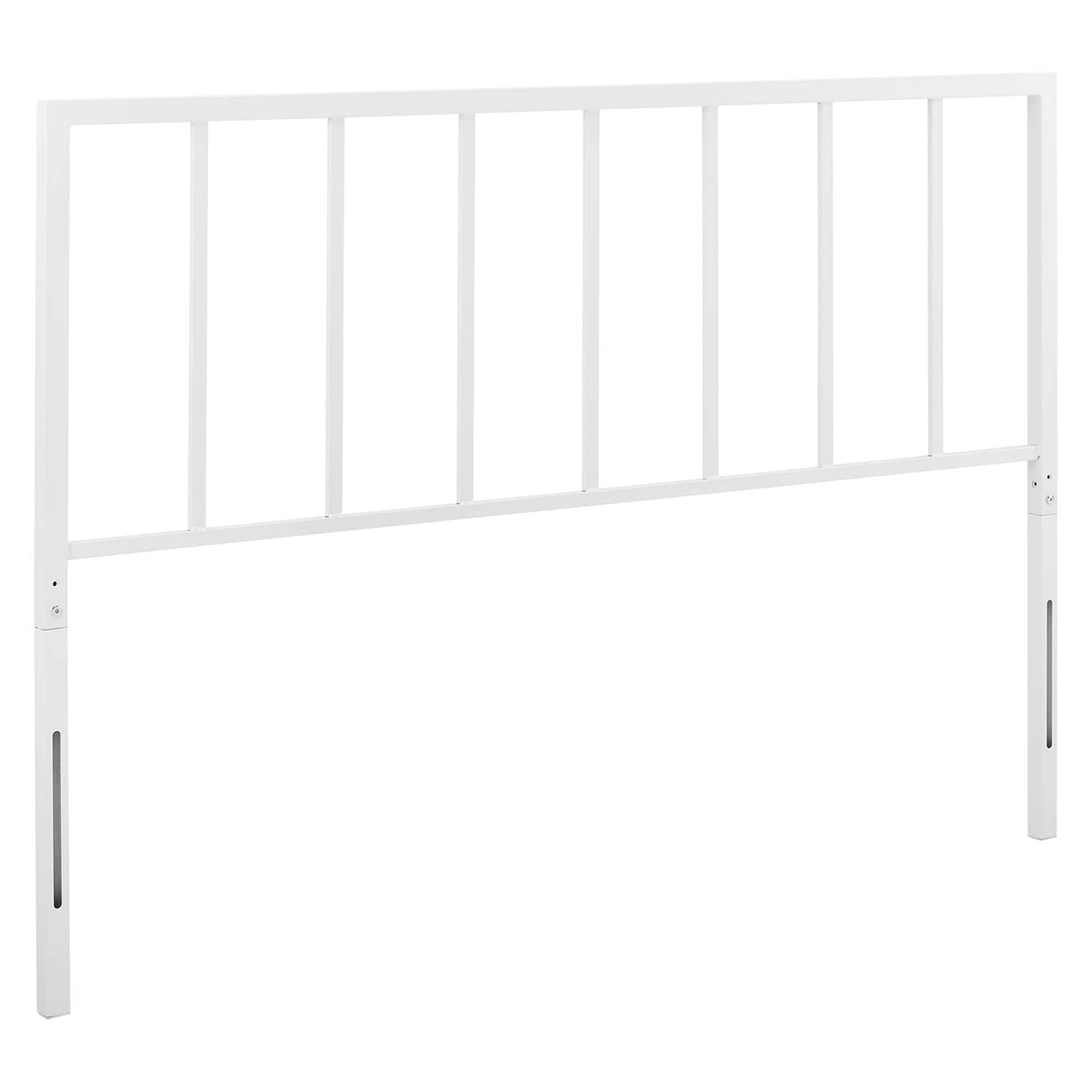 Tatum White Metal King Headboard