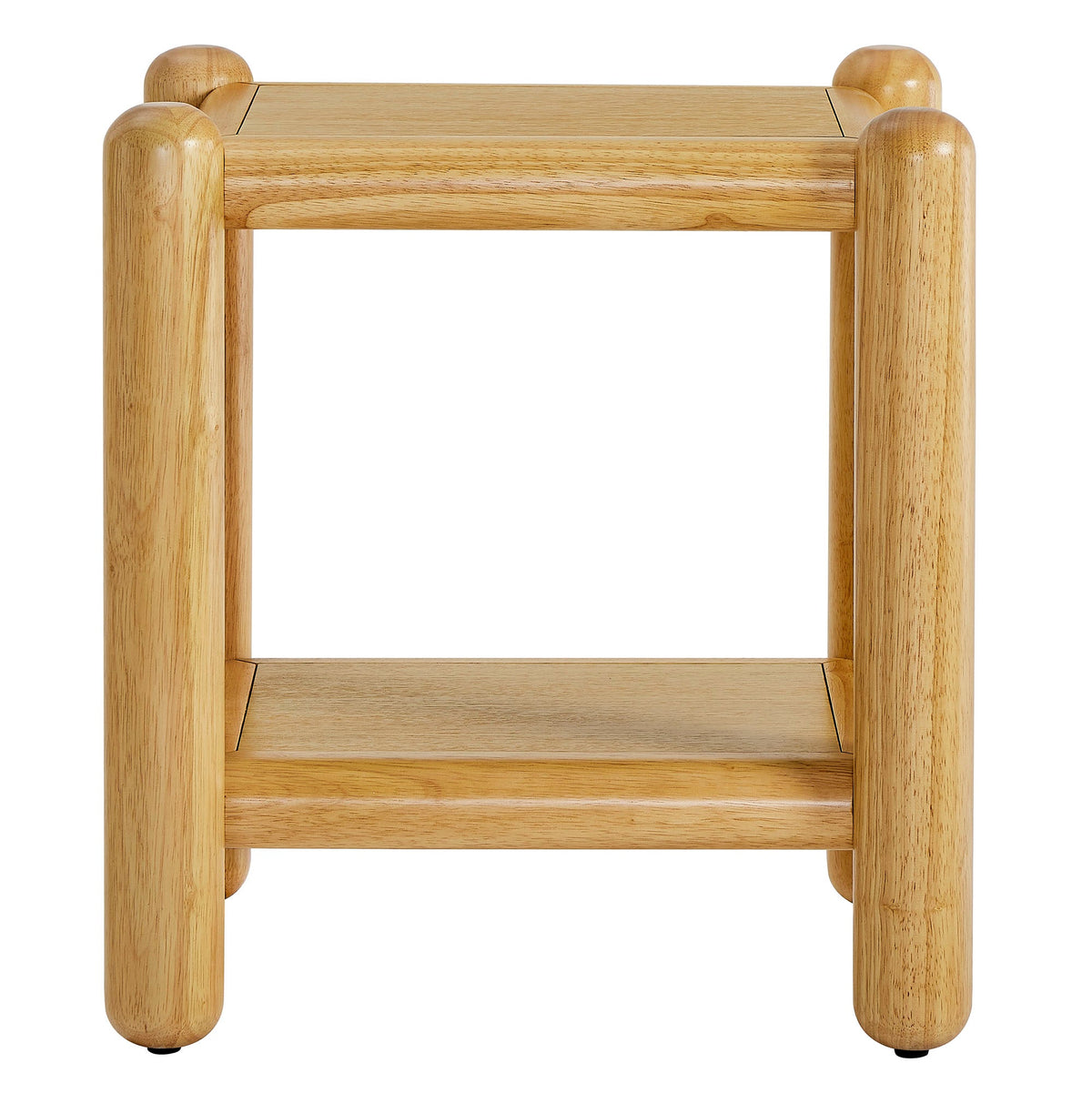 Arcus Oak Rectangular 2-Tier Side Table
