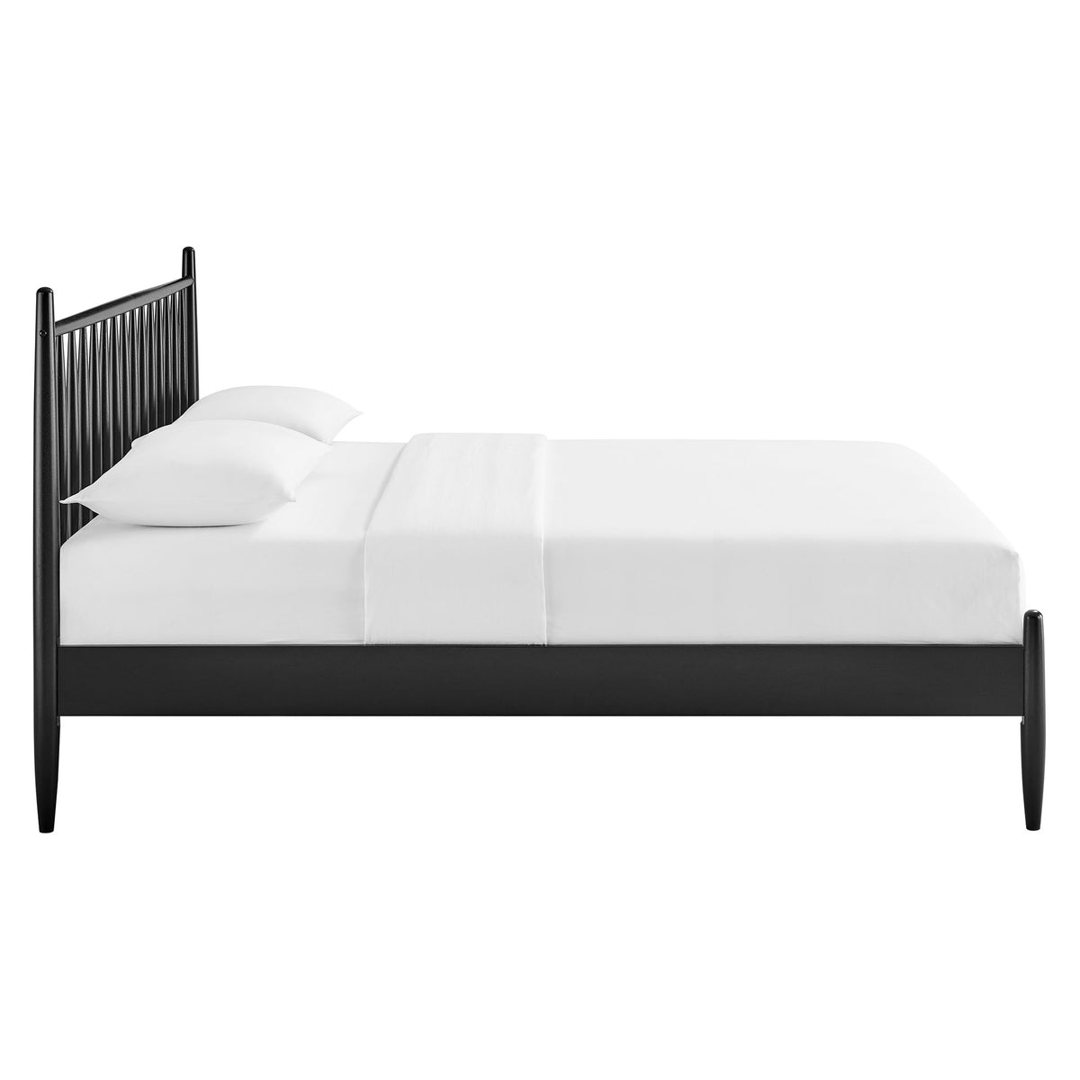 Zane Black Full Size Spindle Bed Frame