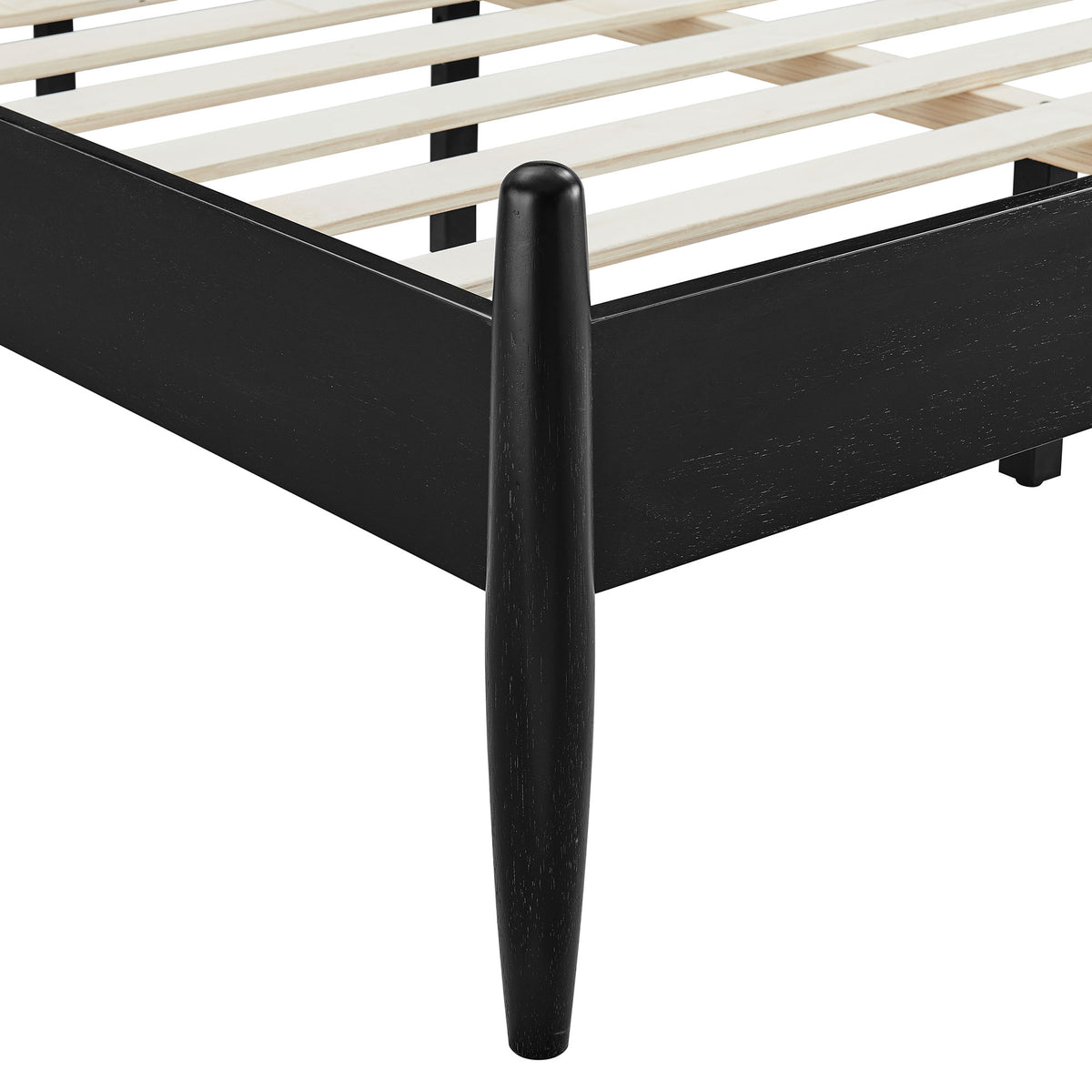 Zane Black Full Size Spindle Bed Frame