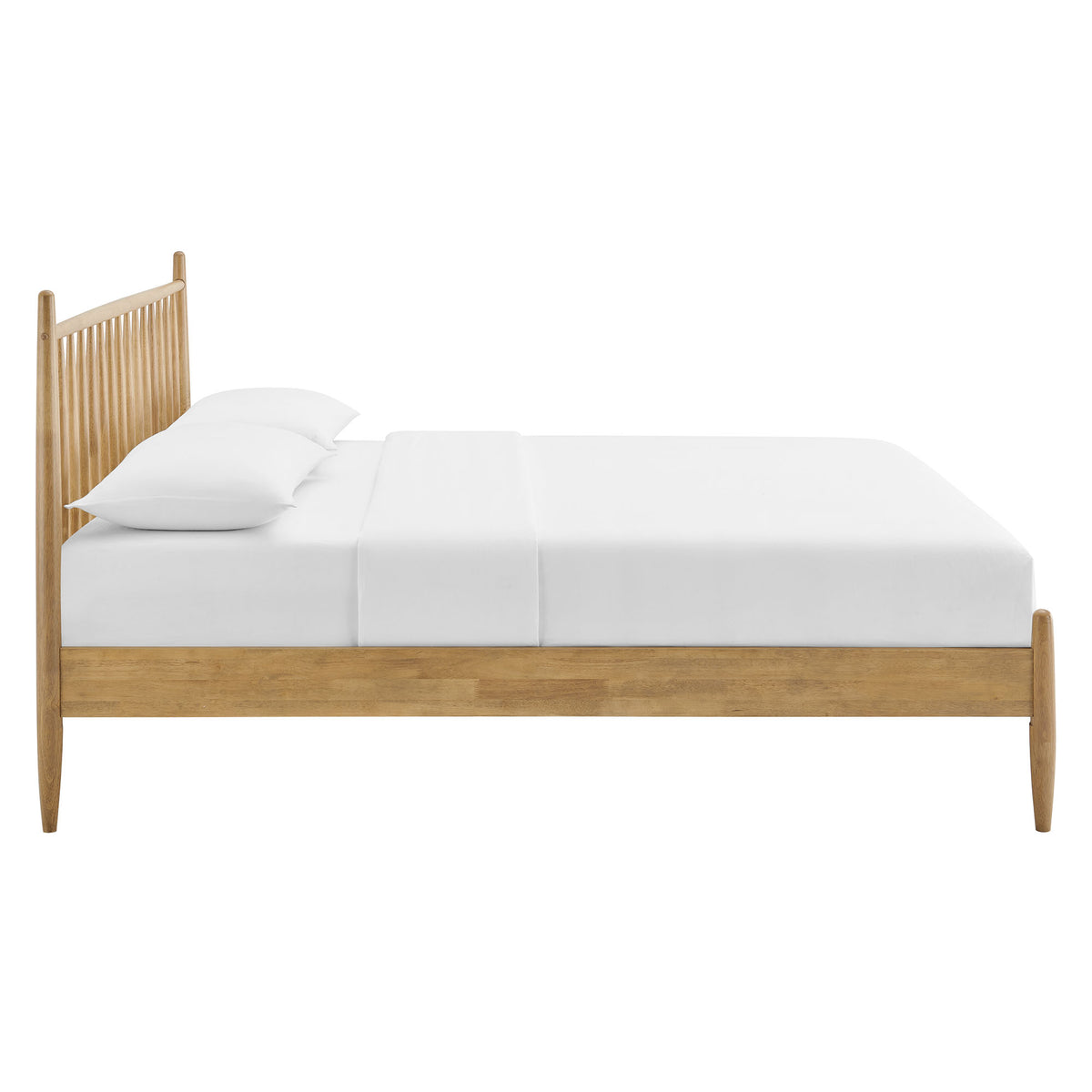 Zane Light Oak Full Size Spindle Bed Frame