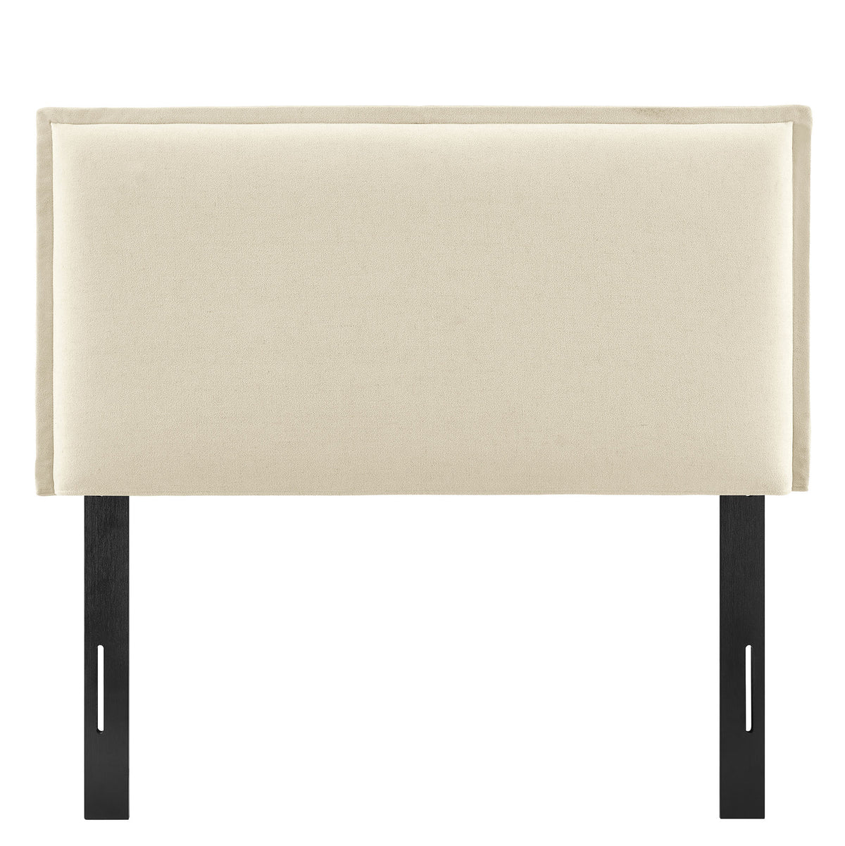 Camille Upholstered Linen Blend Twin Size Headboard - Ornate Home