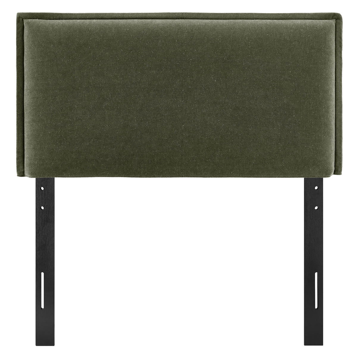 Camille Sage Upholstered Linen Blend Twin Size Headboard - Ornate Home