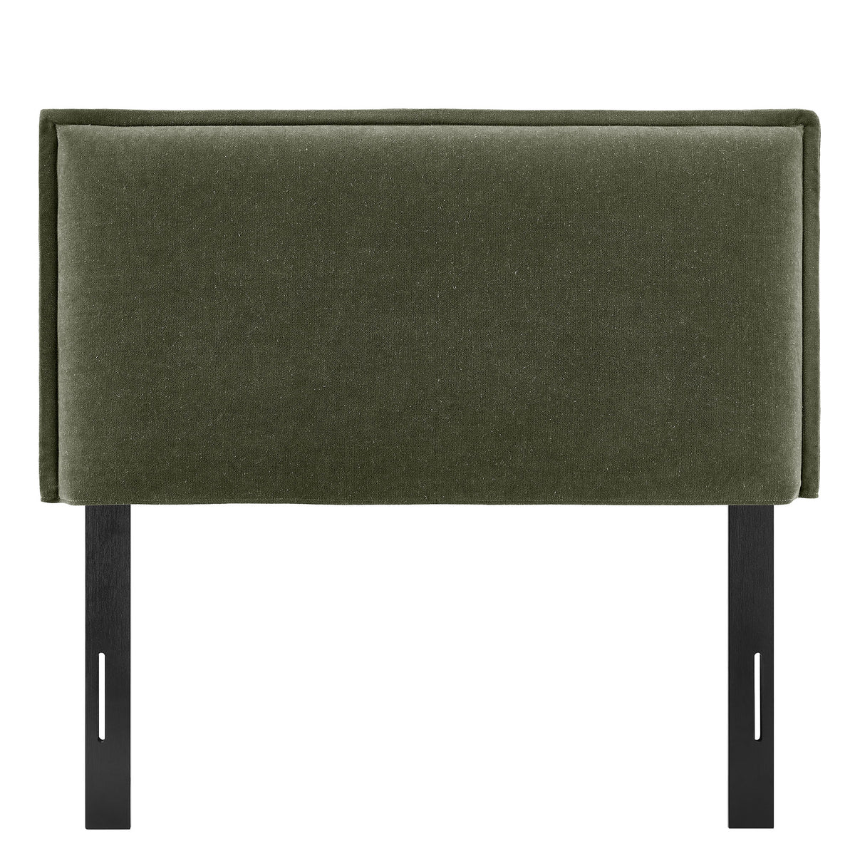 Camille Sage Upholstered Linen Blend Twin Size Headboard - Ornate Home