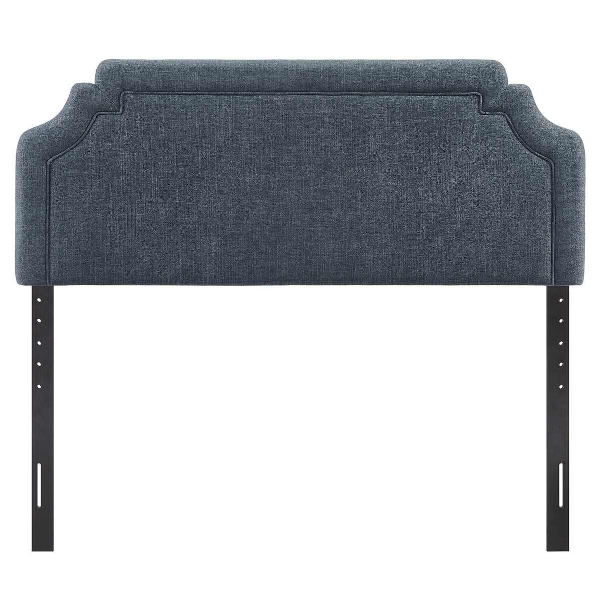 Magnolia Slate Blue Upholstered Fabric Full Size Headboard - Ornate Home