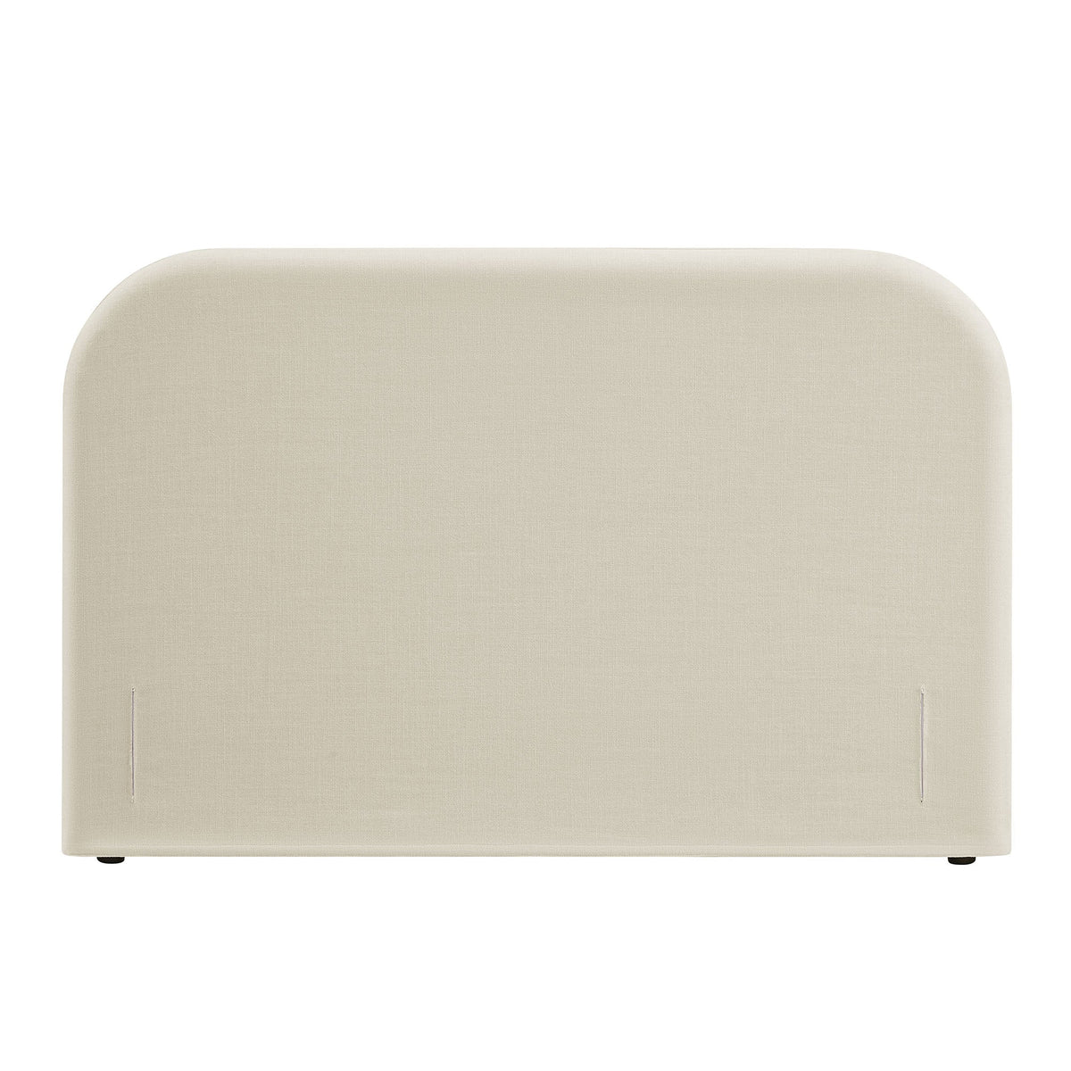 Keynote Ecru King Size Upholstered Fabric Headboard