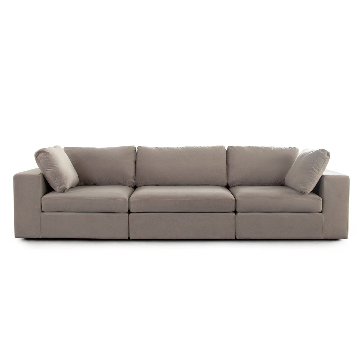 Muse Winter Mink Performance Fabric 3-Pc Sofa - Ornate Home