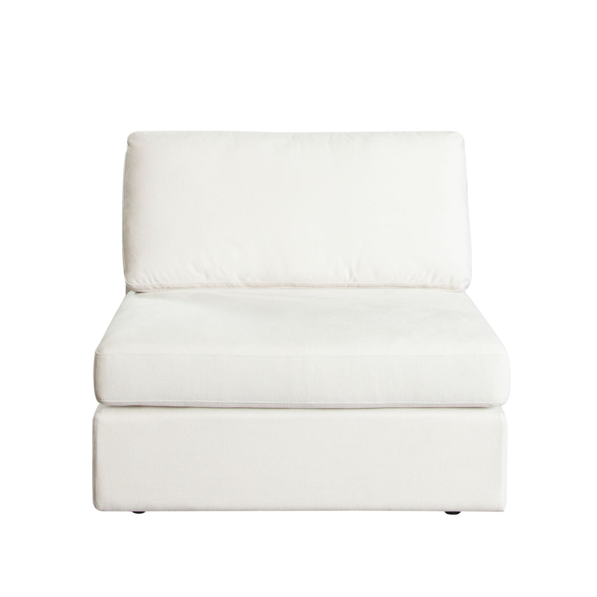 Muse White Performance Fabric Reversible 4-Pc Sectional - Ornate Home