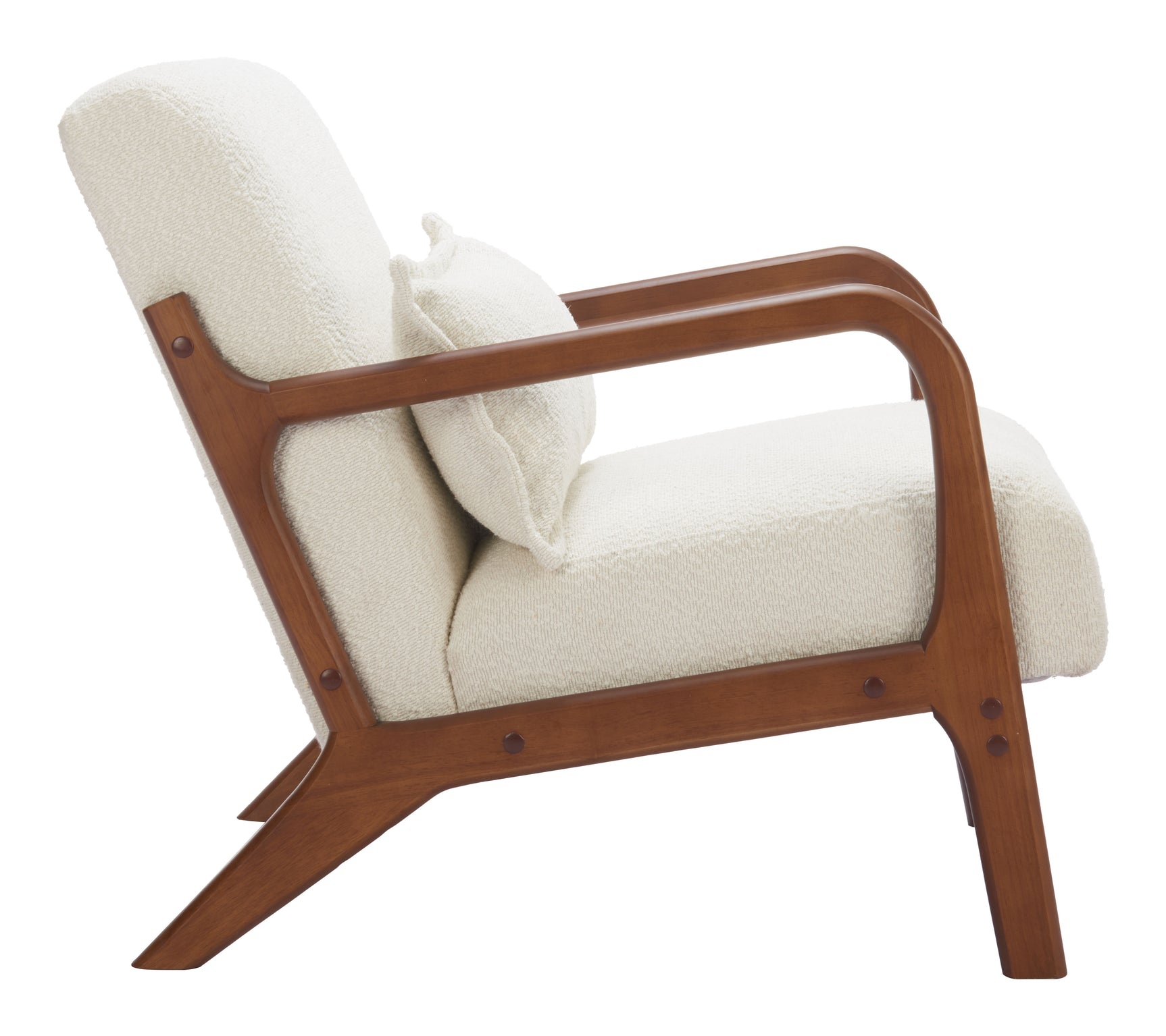 Macio Cream Accent Chair - Ornate Home
