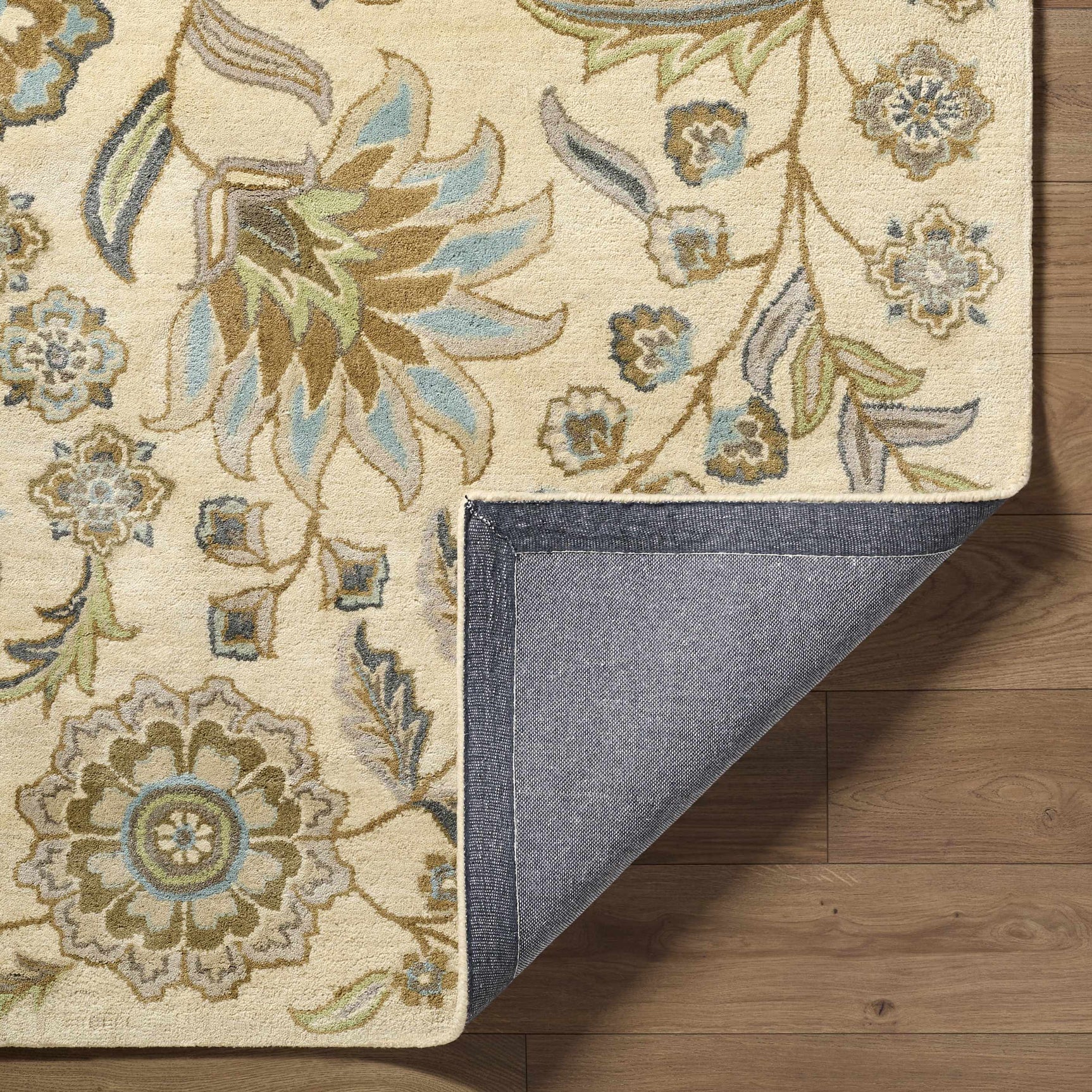 Mack Floral Wool Area Carpet - Ornate Home