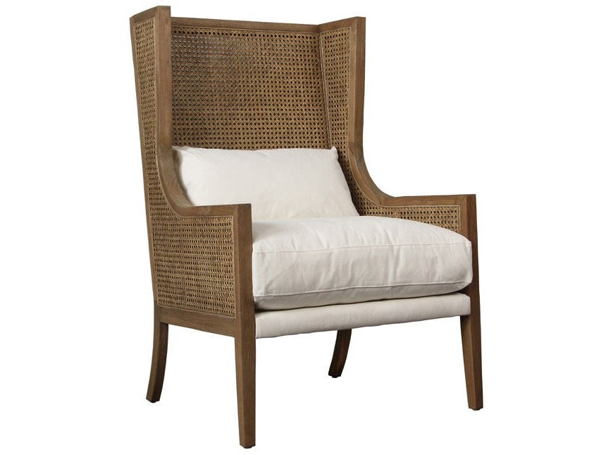 Mack Natural/Off White Occasional Chair - Ornate Home