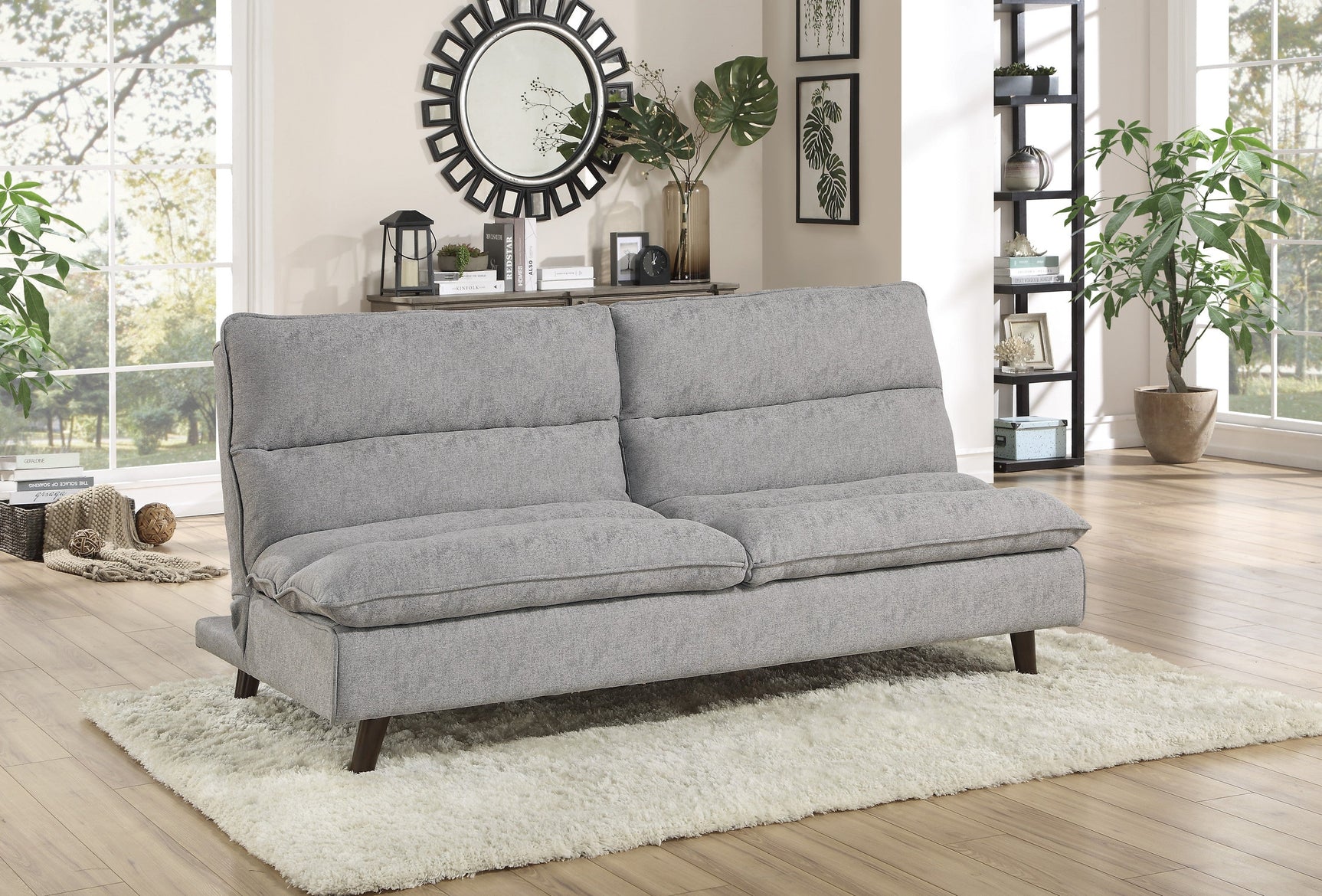 Mackay Light Gray Sleeper Sofa - Ornate Home