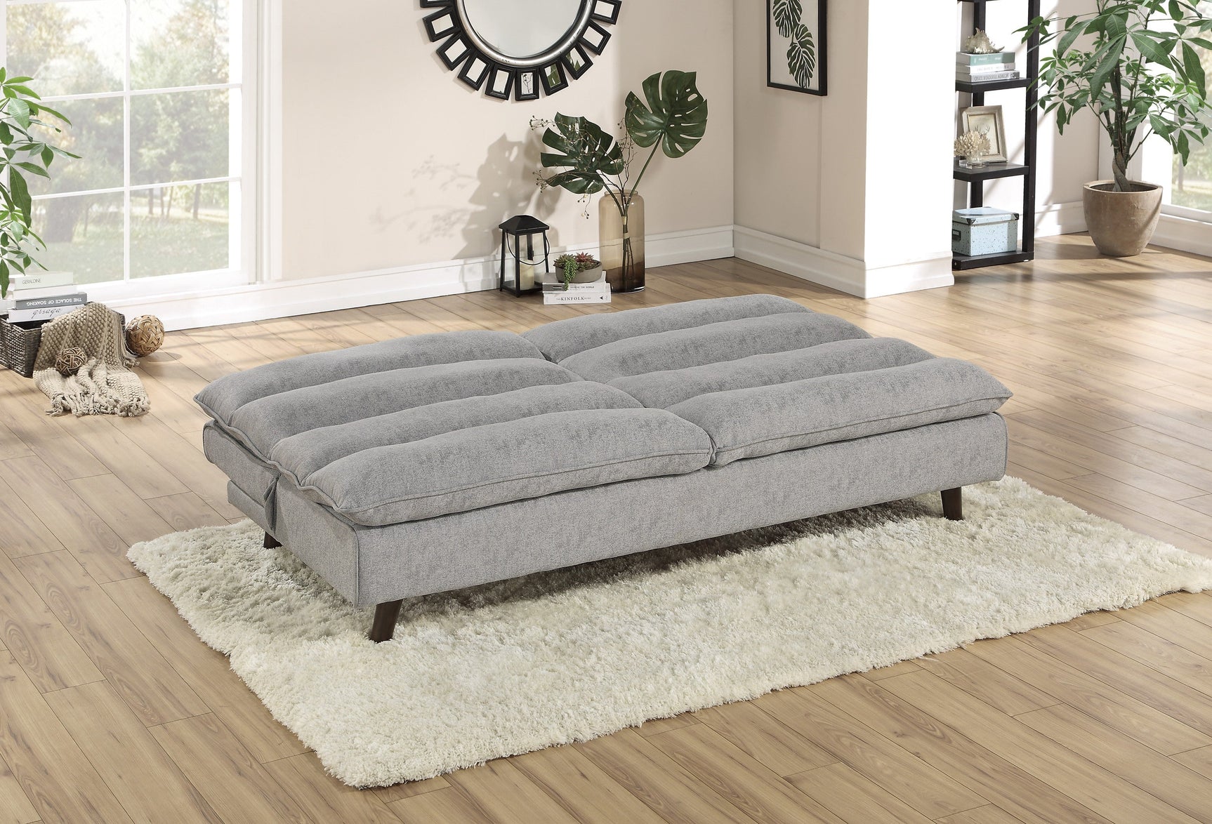 Mackay Light Gray Sleeper Sofa - Ornate Home