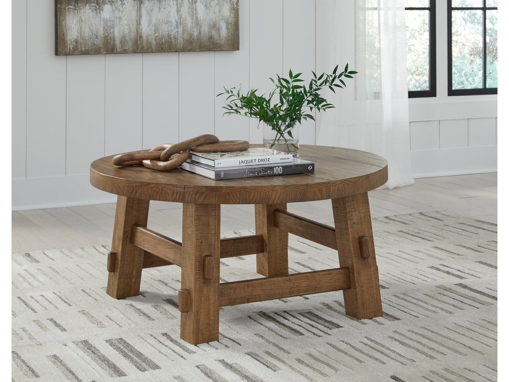 Mackifeld Warm Brown Coffee Table (Online Special Price) - Ornate Home