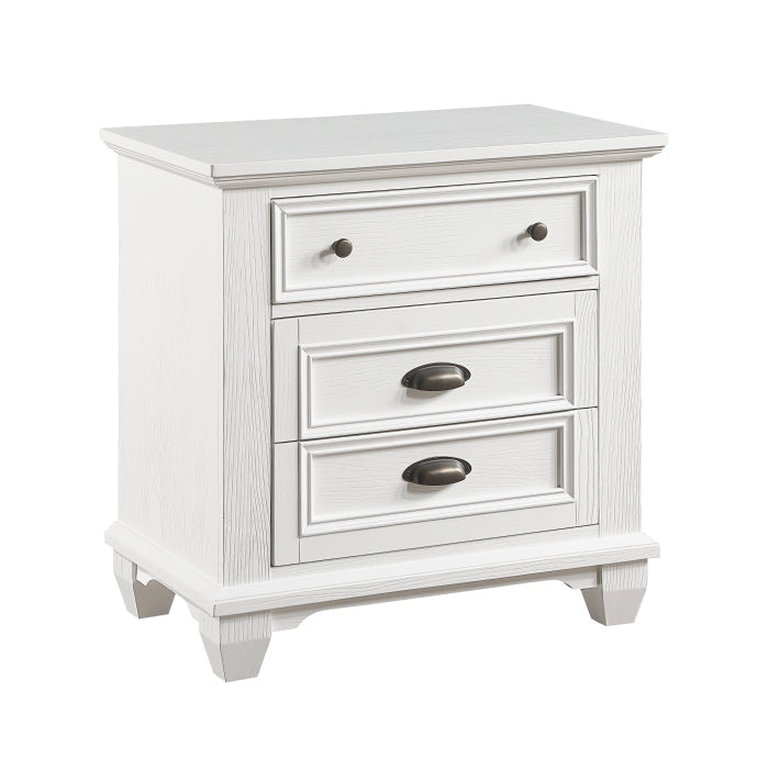Mackinac White Nightstand - Ornate Home