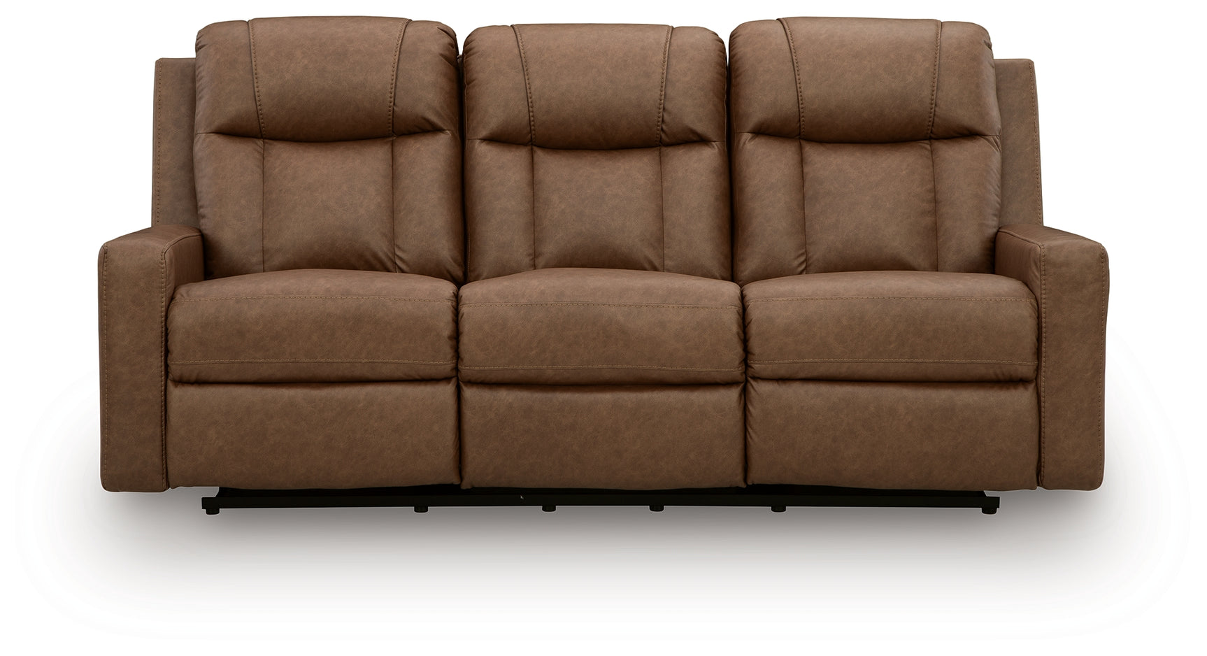 Mackmenville Caramel Reclining Sofa and Loveseat - Ornate Home