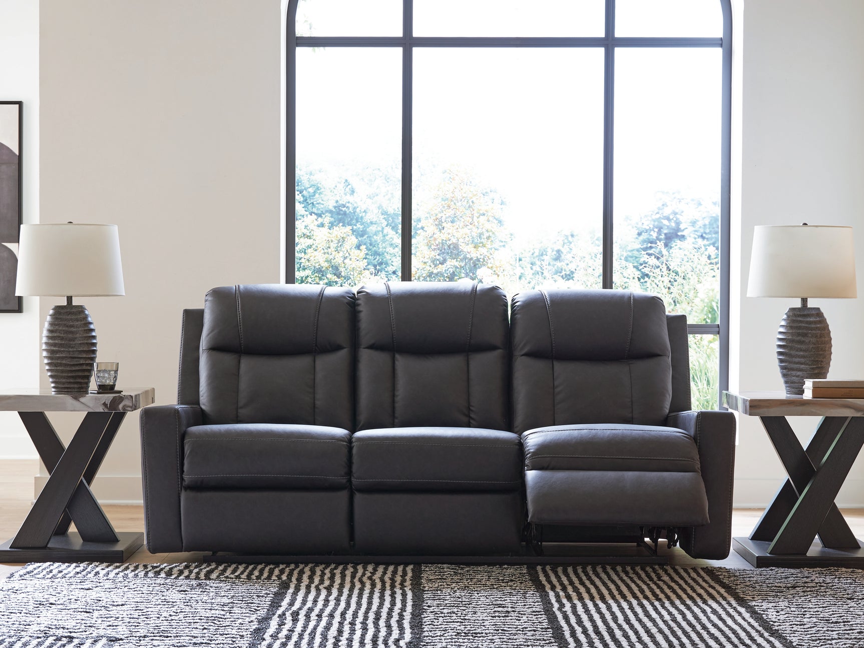 Mackmenville Carbon Reclining Sofa (Online Special Price) - Ornate Home