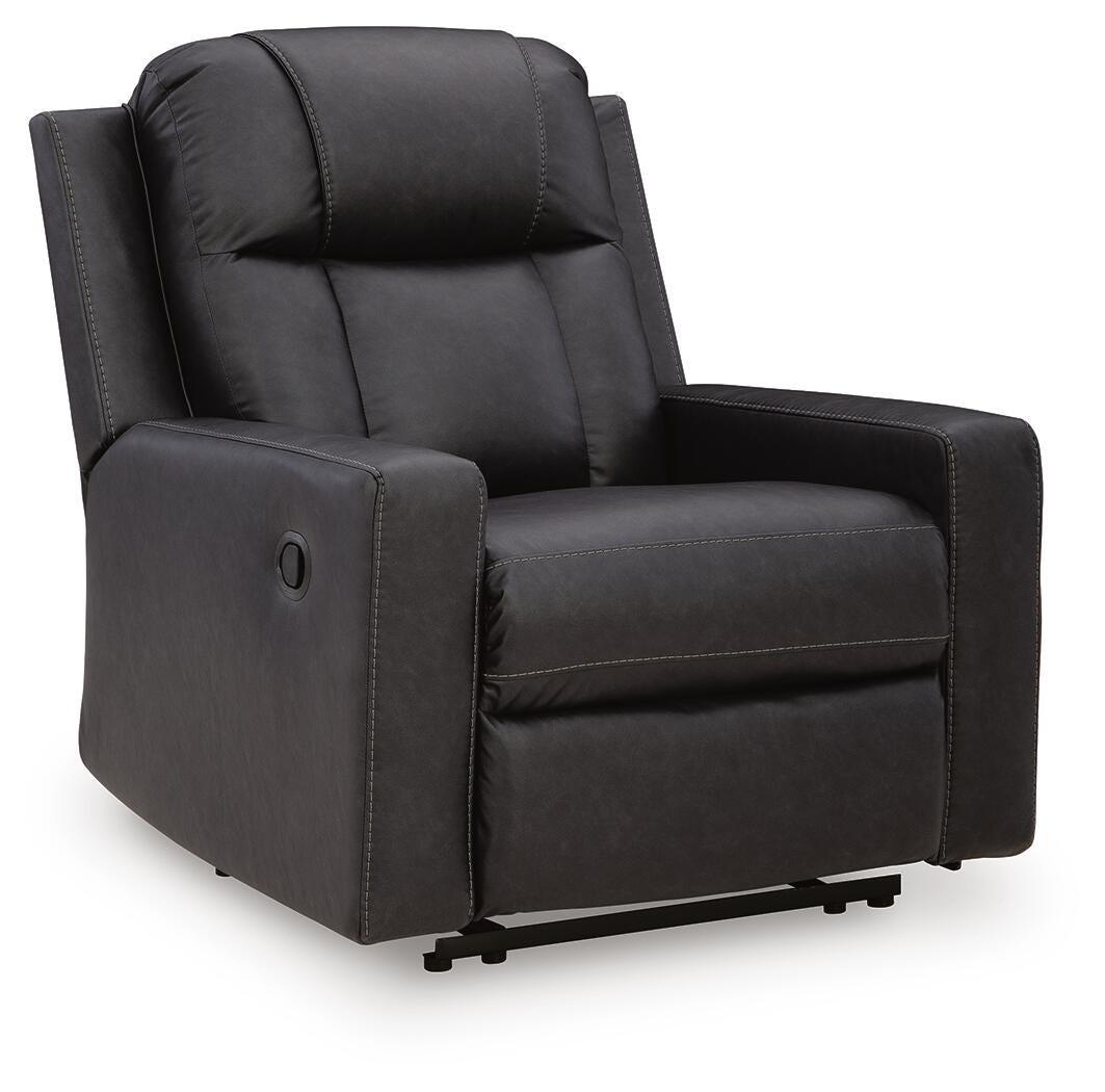 Mackmenville Carbon Reclining Sofa and Recliner - Ornate Home