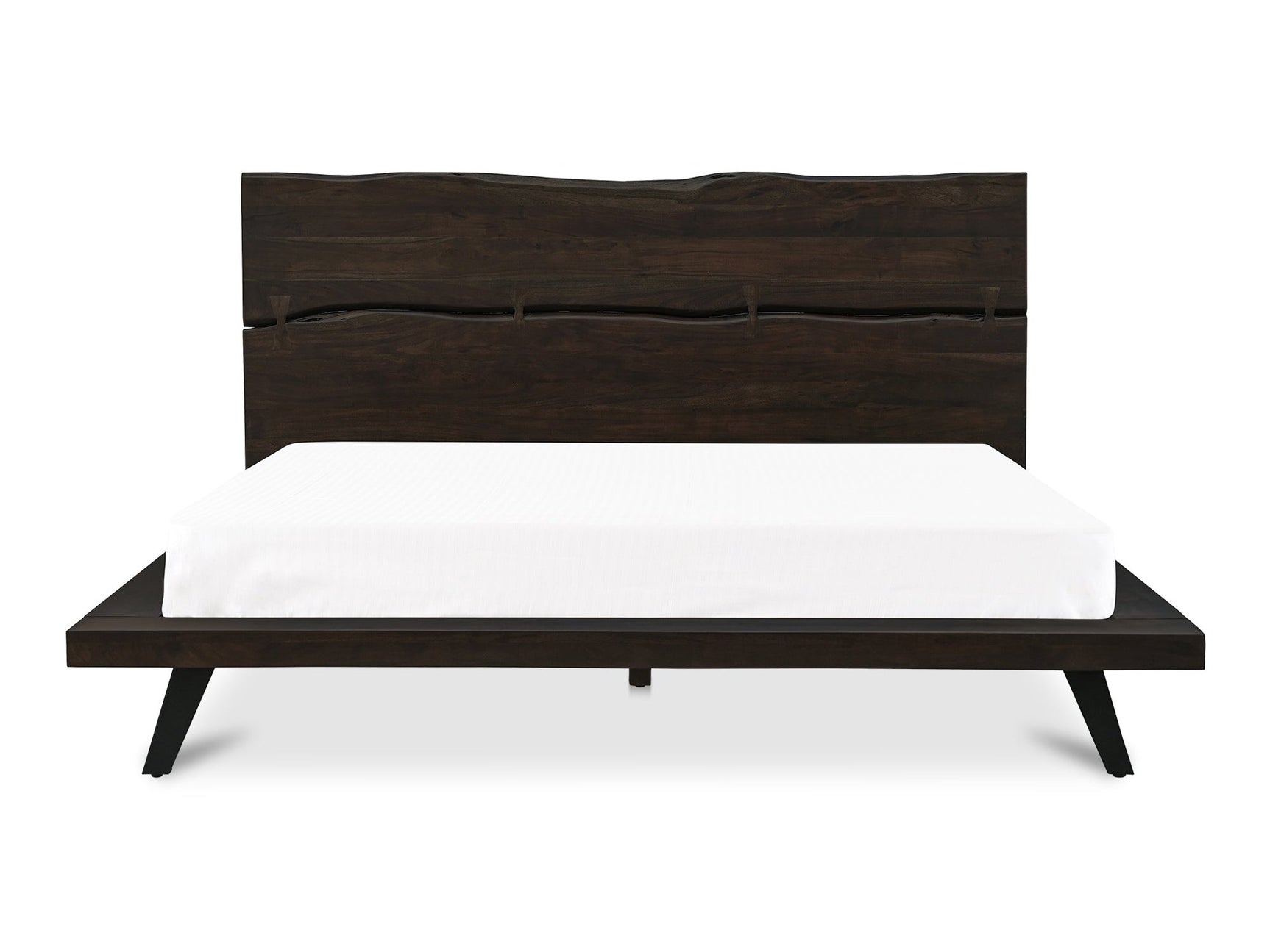 Madagascar Dark Brown King Platform Bed - Ornate Home