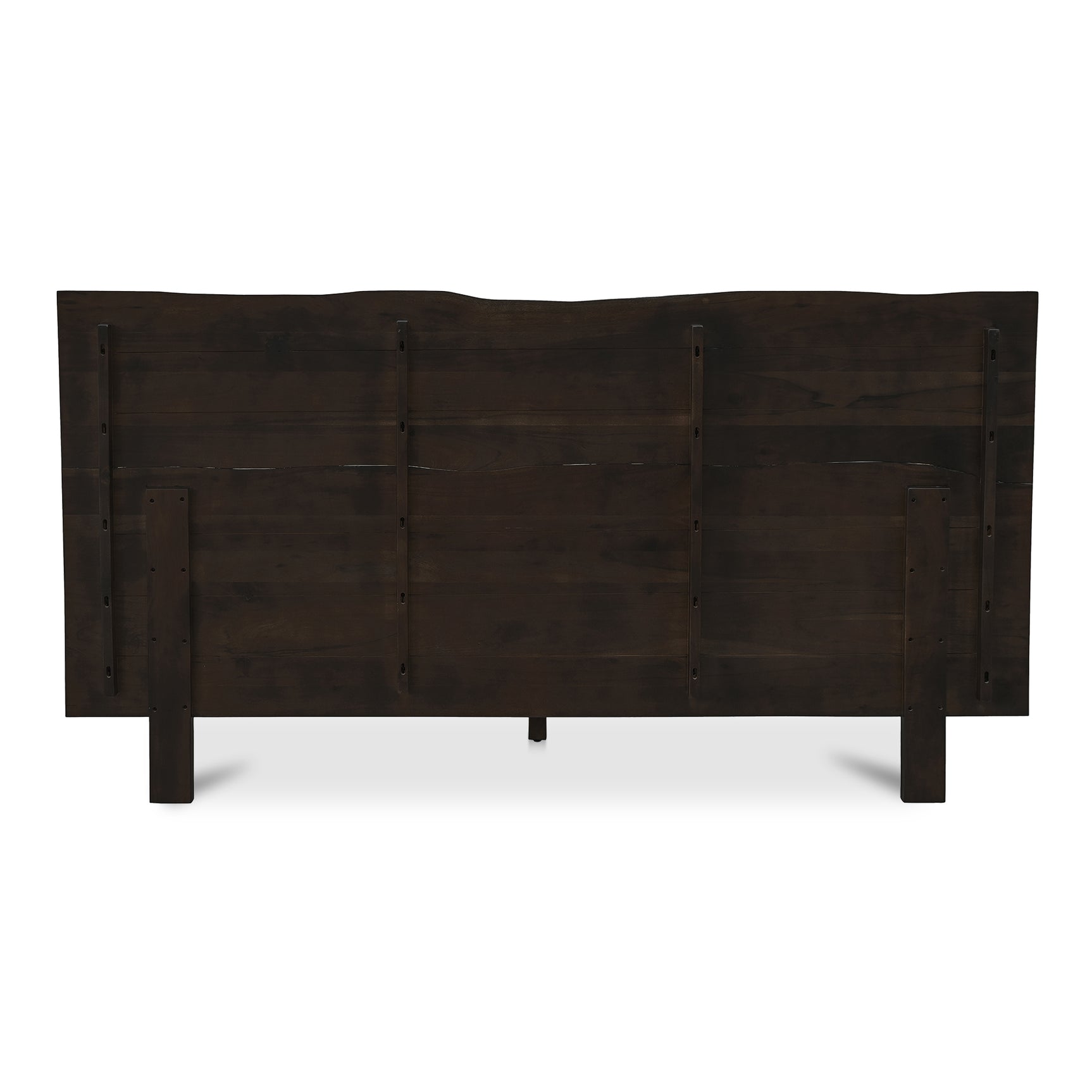 Madagascar Dark Brown Queen Platform Bed - Ornate Home