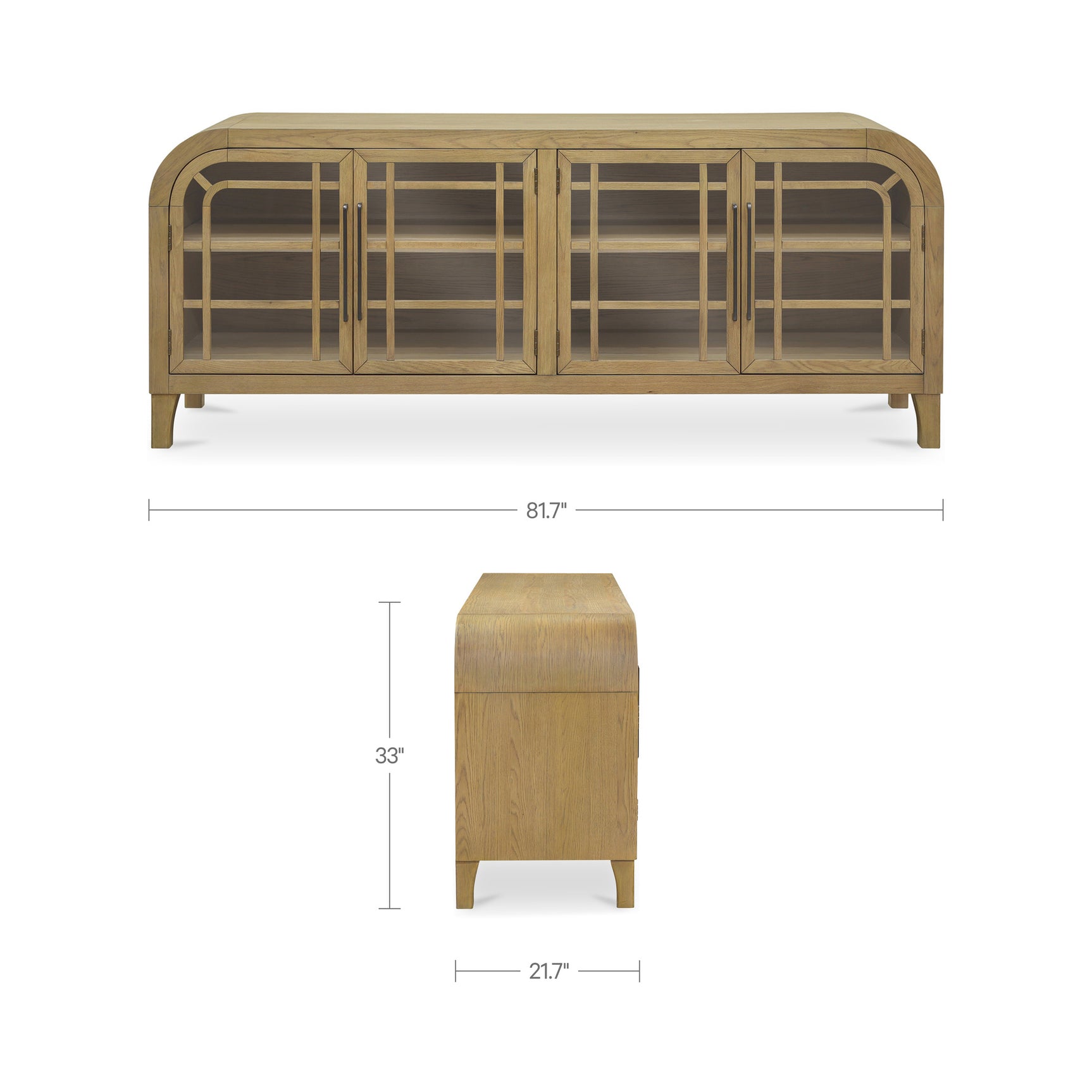 Maddie Natural Sideboard - Ornate Home