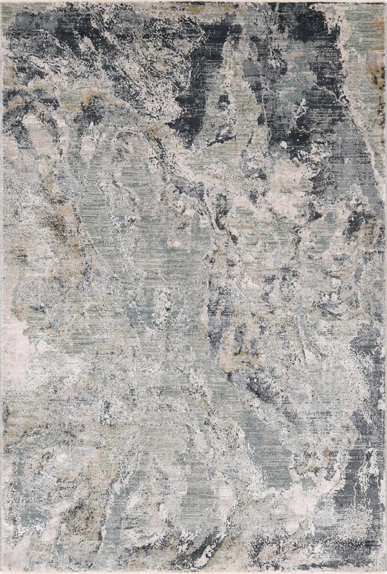 Maddington Gray Marble Thick Luxe Rug - Ornate Home