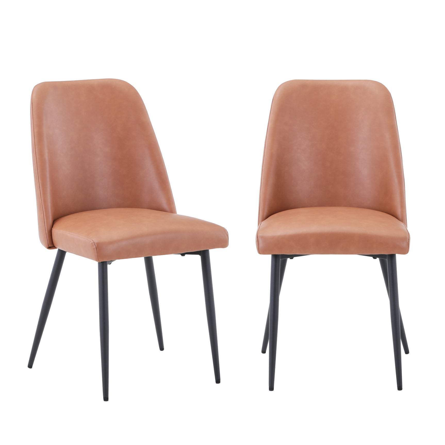 Maddox Light Brown Uph Chair (Set of 2) - Ornate Home